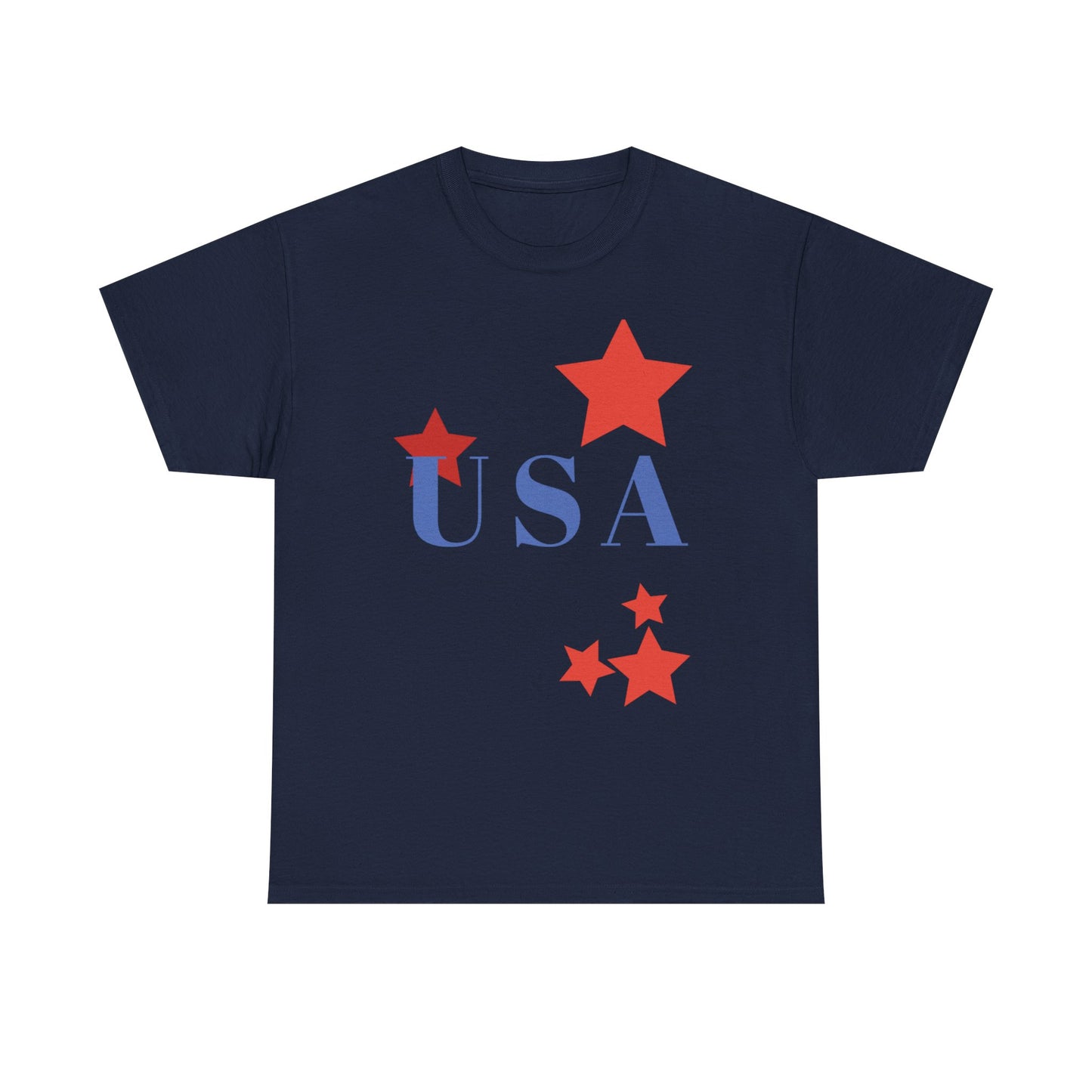 Celebrate Freedom Unisex Heavy Cotton Tee - USA Stars Design
