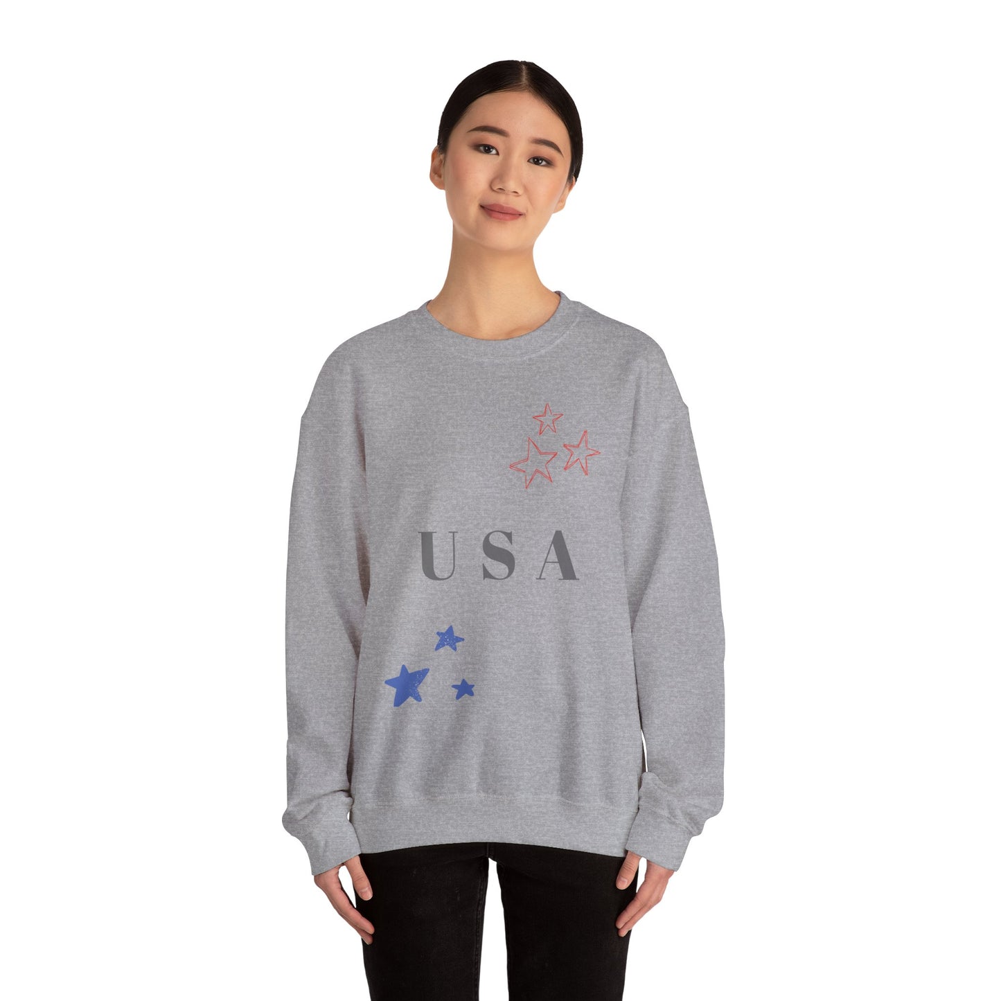 USA Stars Unisex Crewneck Sweatshirt