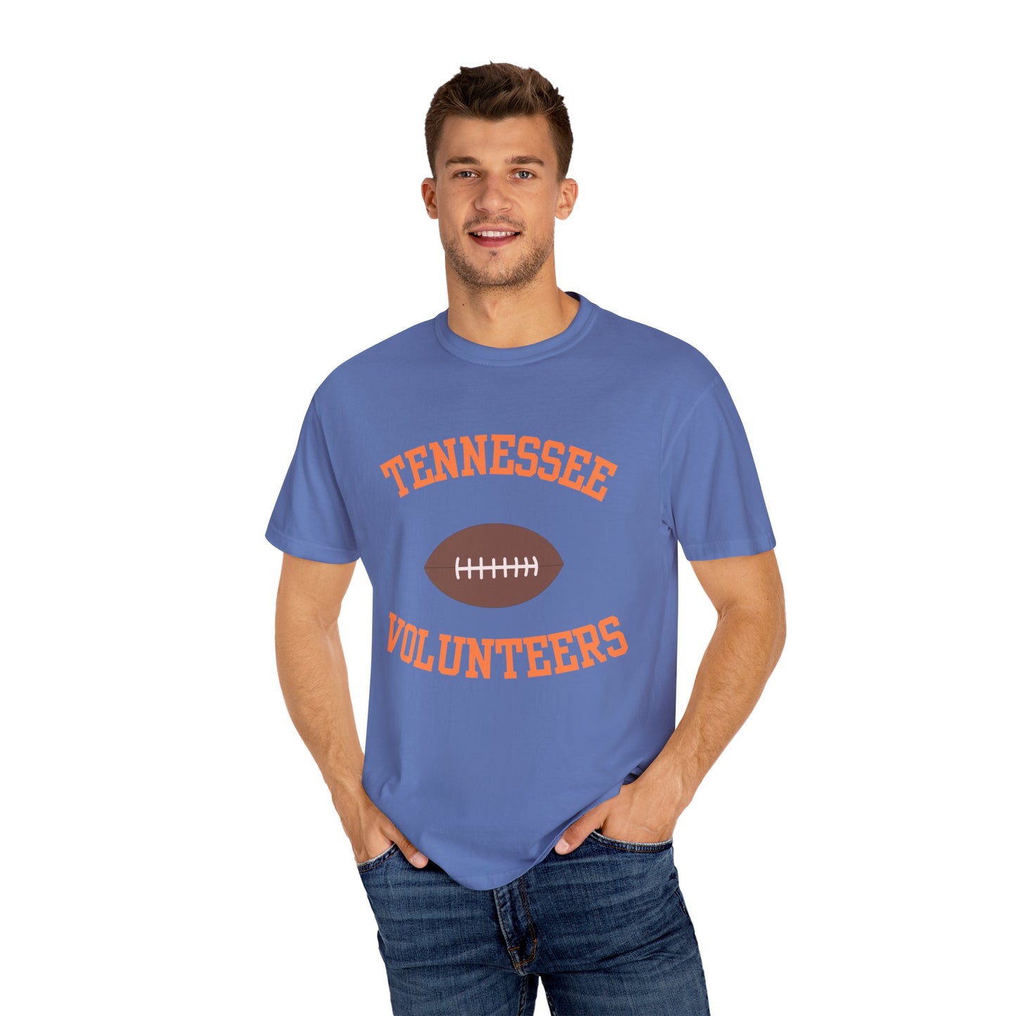 Tennessee Volunteers Garment-Dyed T-Shirt, Sports Fan Tee, College Football Shirt, Unisex Apparel, Game Day Outfit