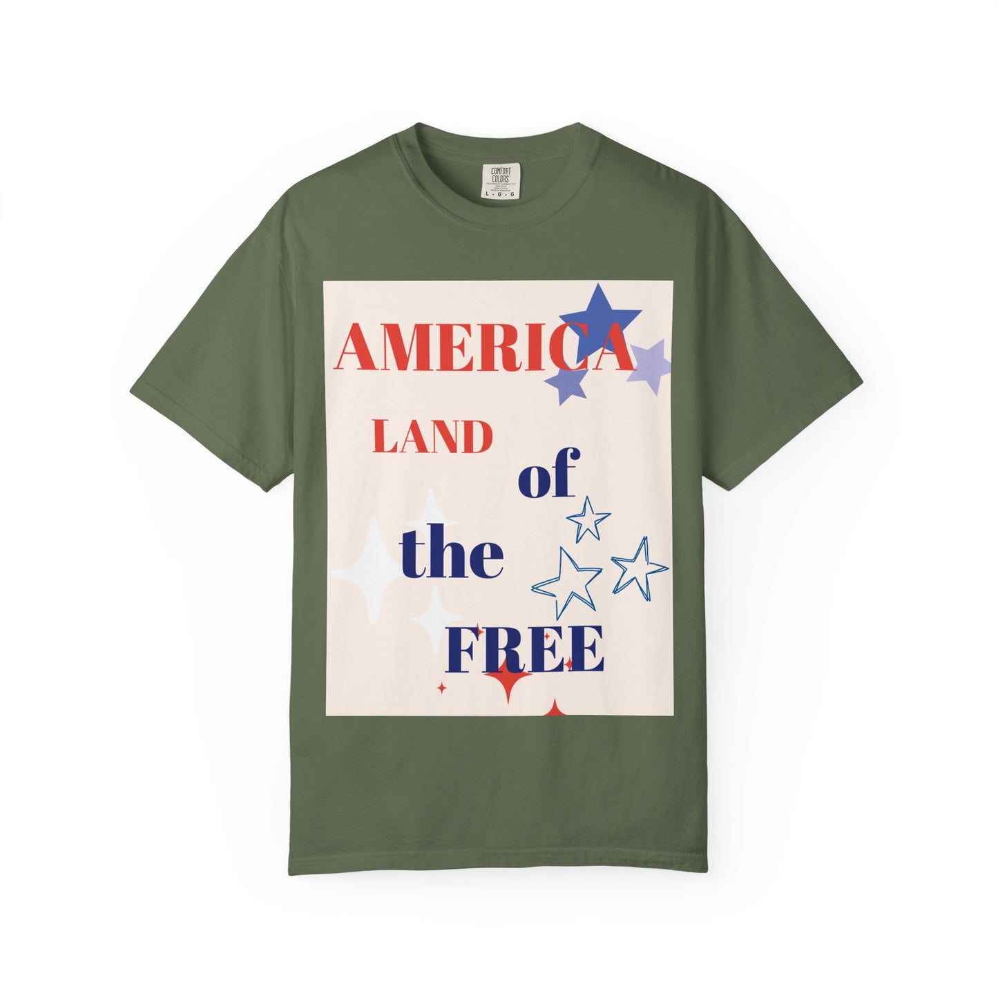 Patriotic Unisex T-Shirt - "America Land of the Free"