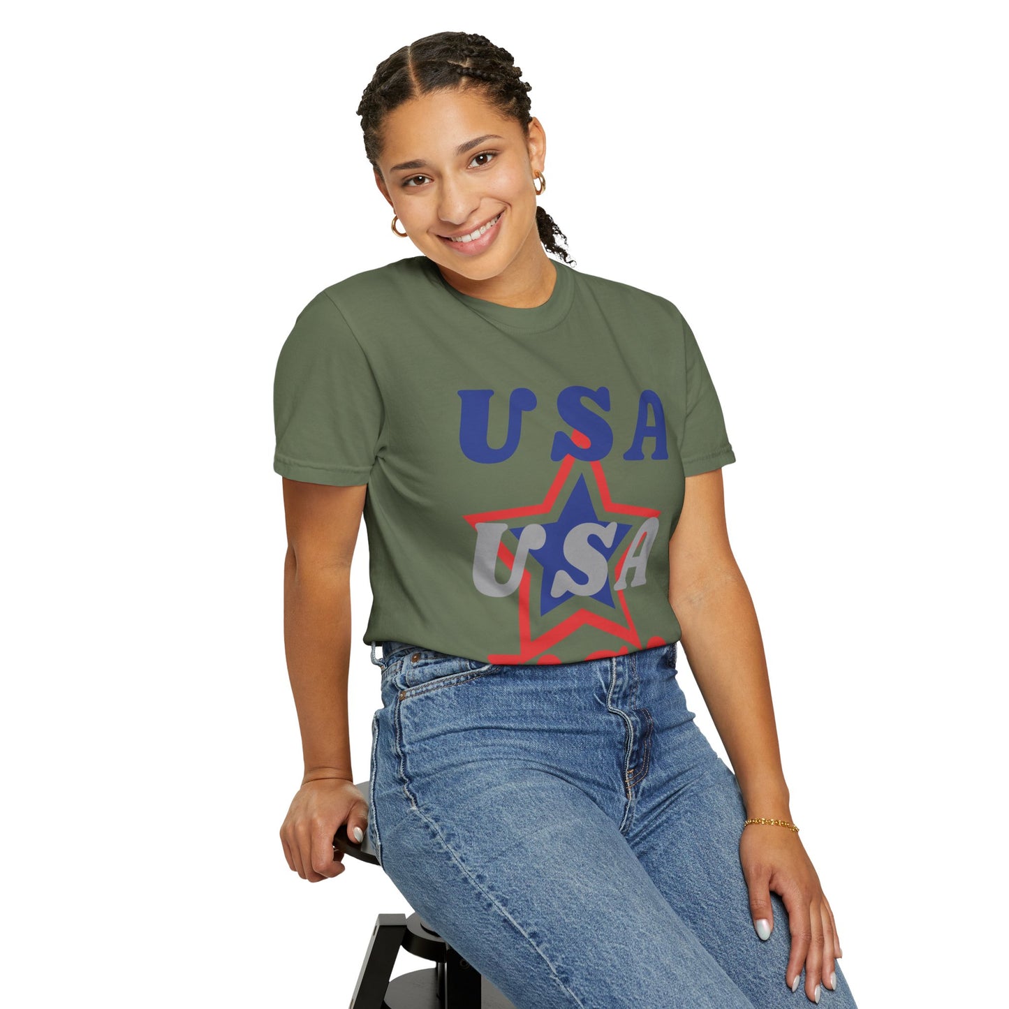 Patriotic USA Graphic T-Shirt