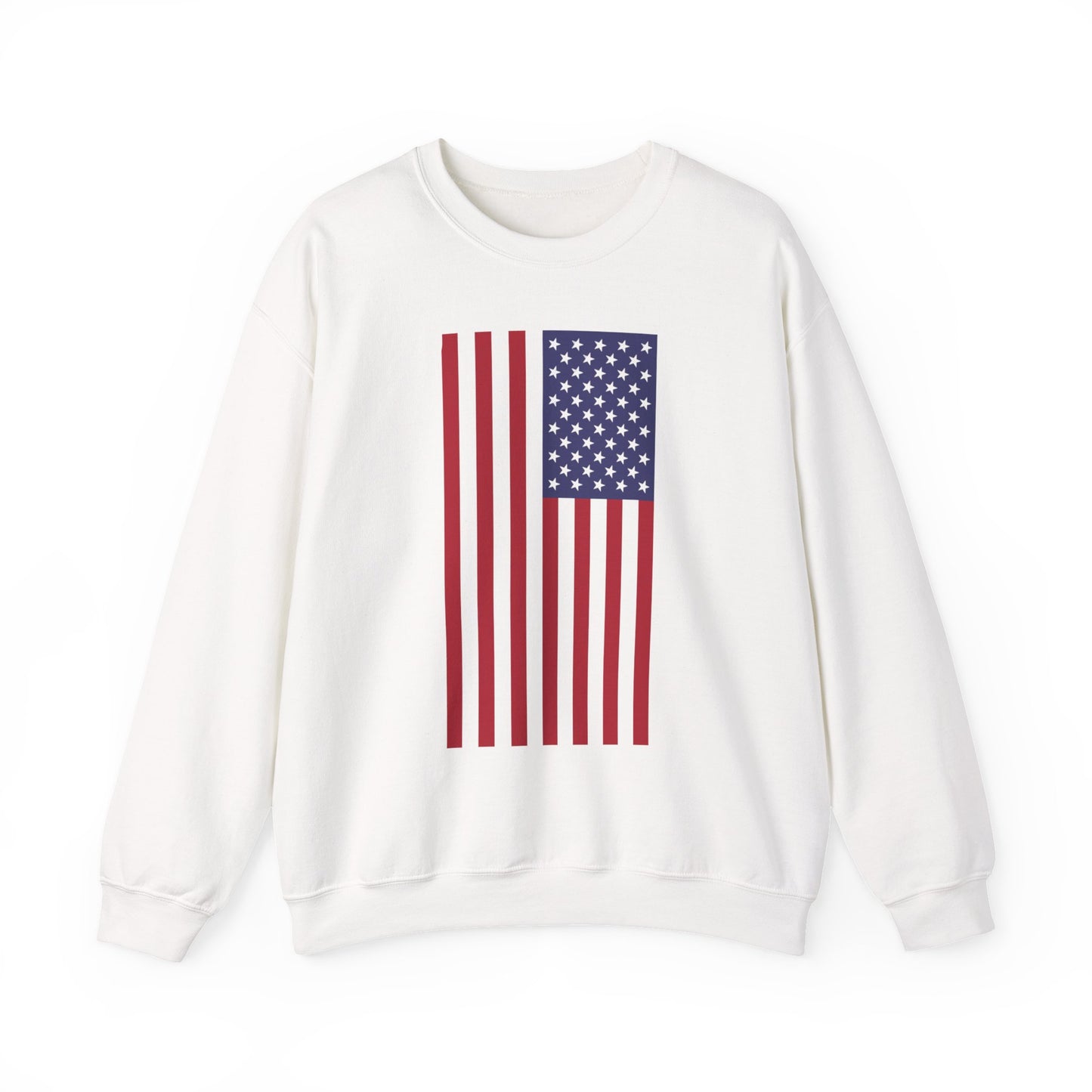 Patriotic USA Flag Crewneck Sweatshirt