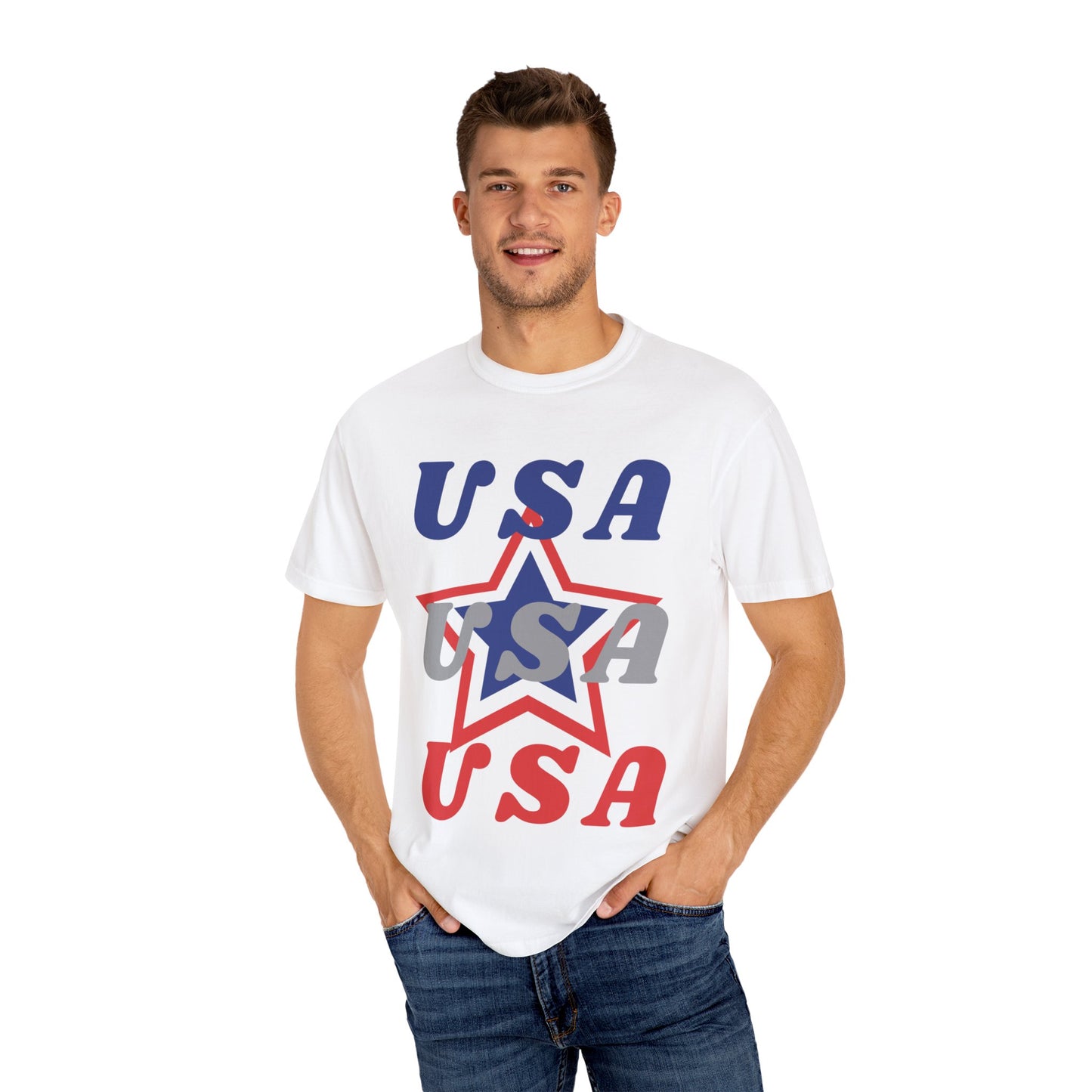 Patriotic USA Graphic T-Shirt