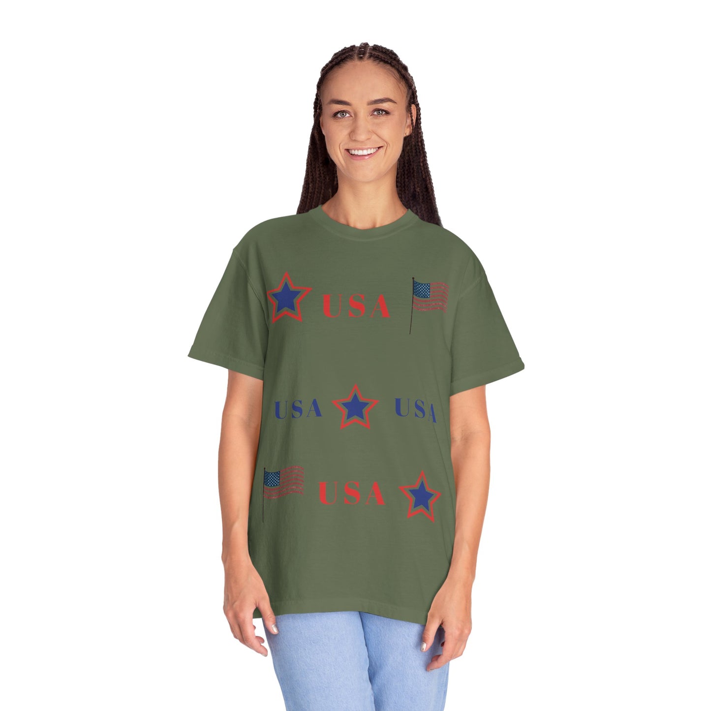 Patriotic USA Graphic T-Shirt