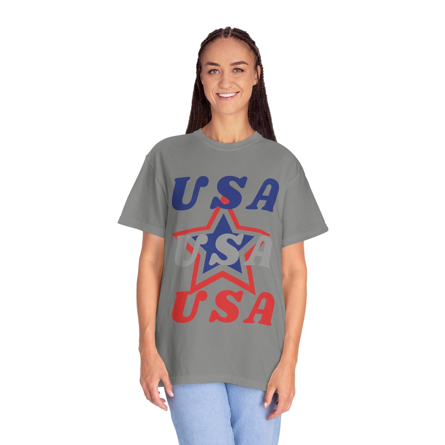 Patriotic USA Graphic T-Shirt