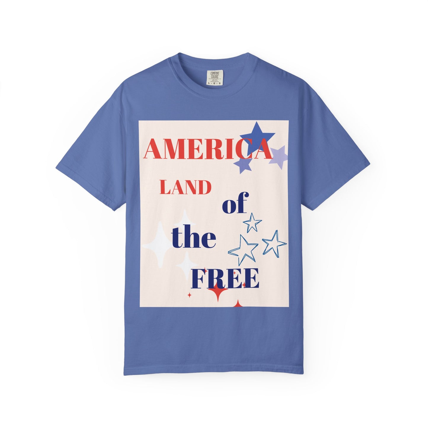 Patriotic Unisex T-Shirt - "America Land of the Free"