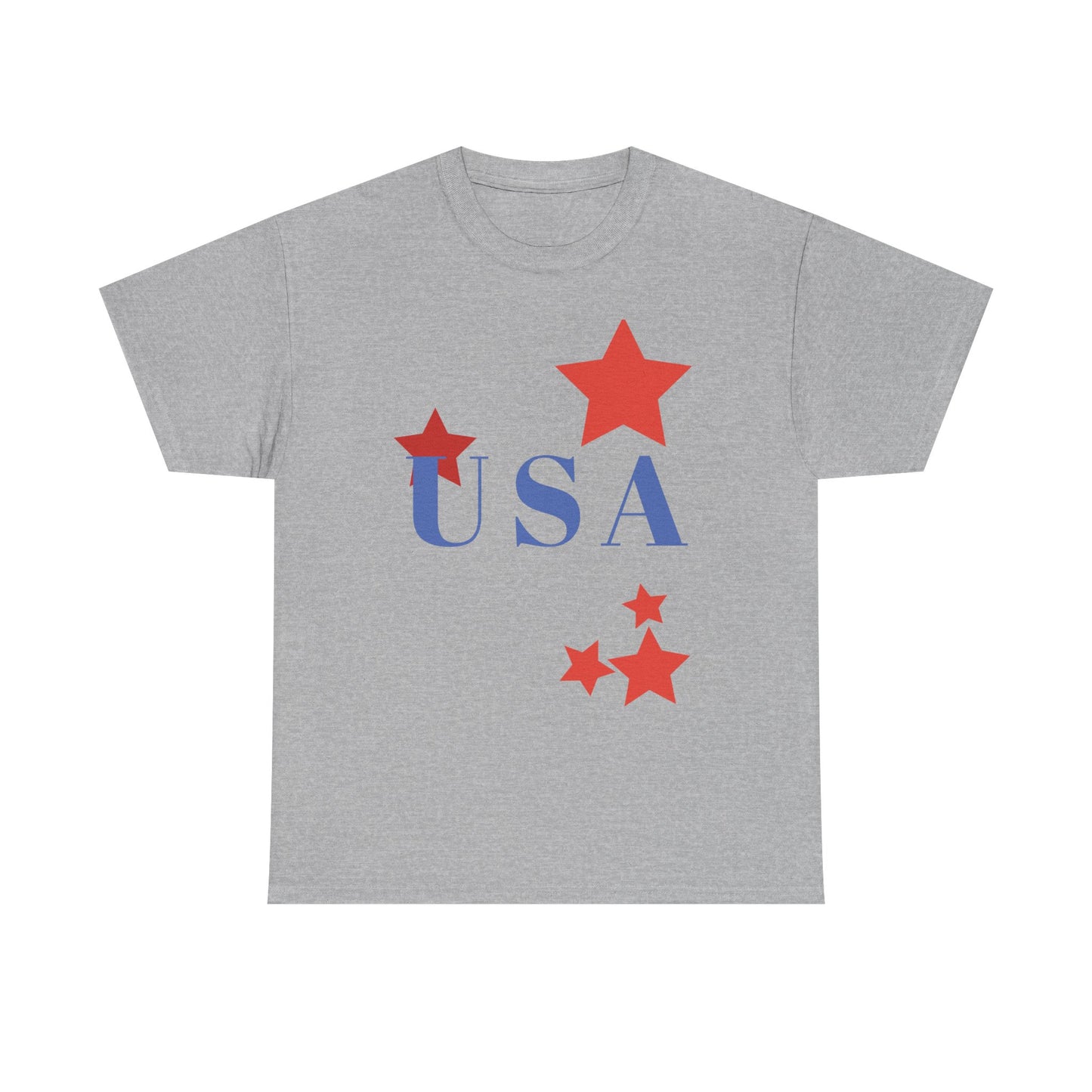 Celebrate Freedom Unisex Heavy Cotton Tee - USA Stars Design