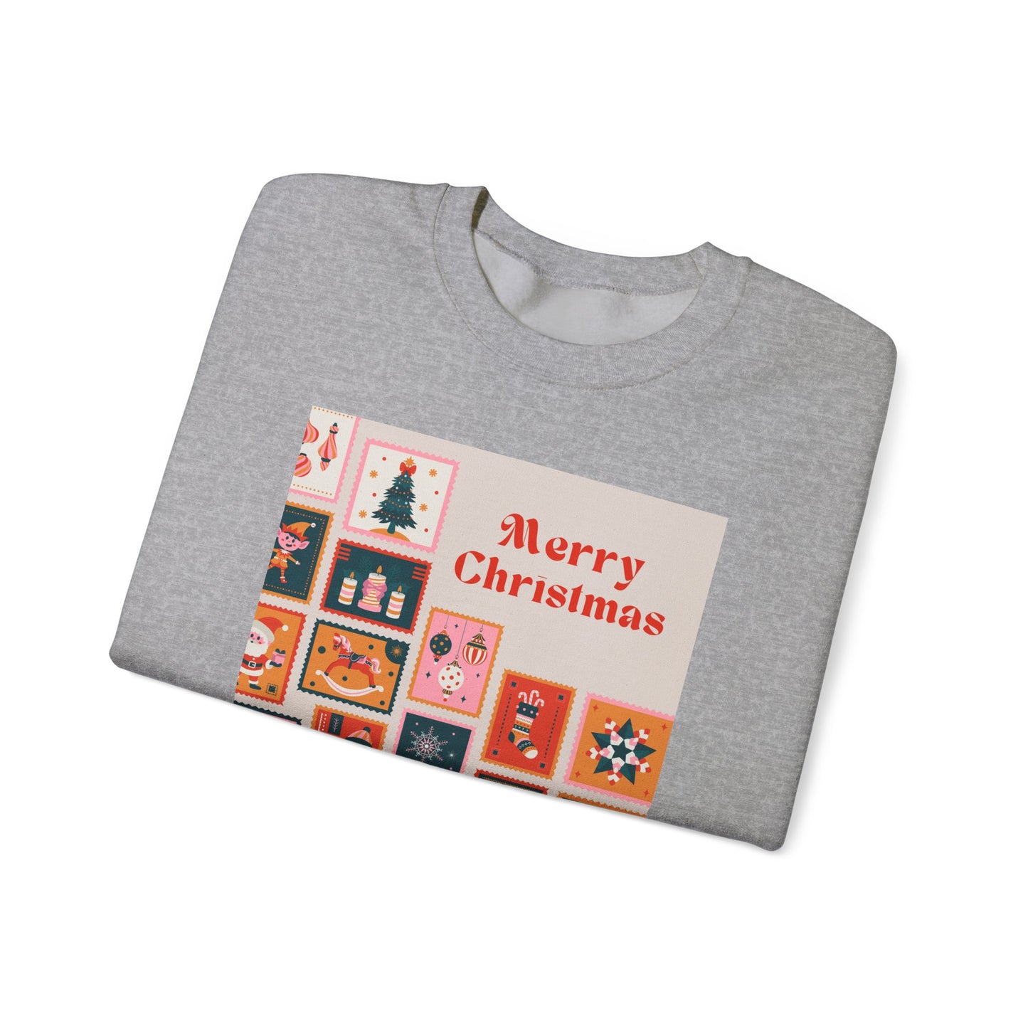 Merry Christmas Crewneck Sweatshirt, Festive Sweatshirt, Holiday Gift, Unisex Christmas Apparel, Cozy Winter Wear, Seasonal Fashion