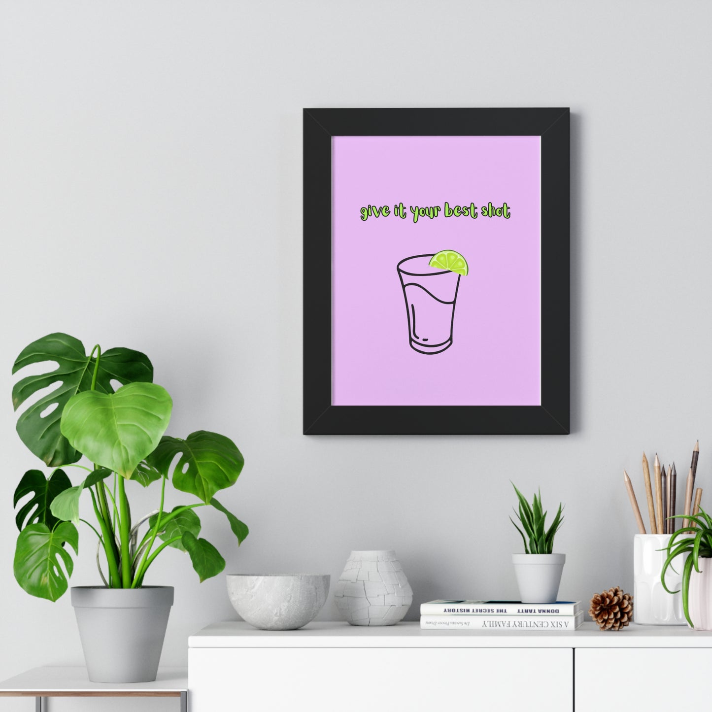 Framed Vertical Poster