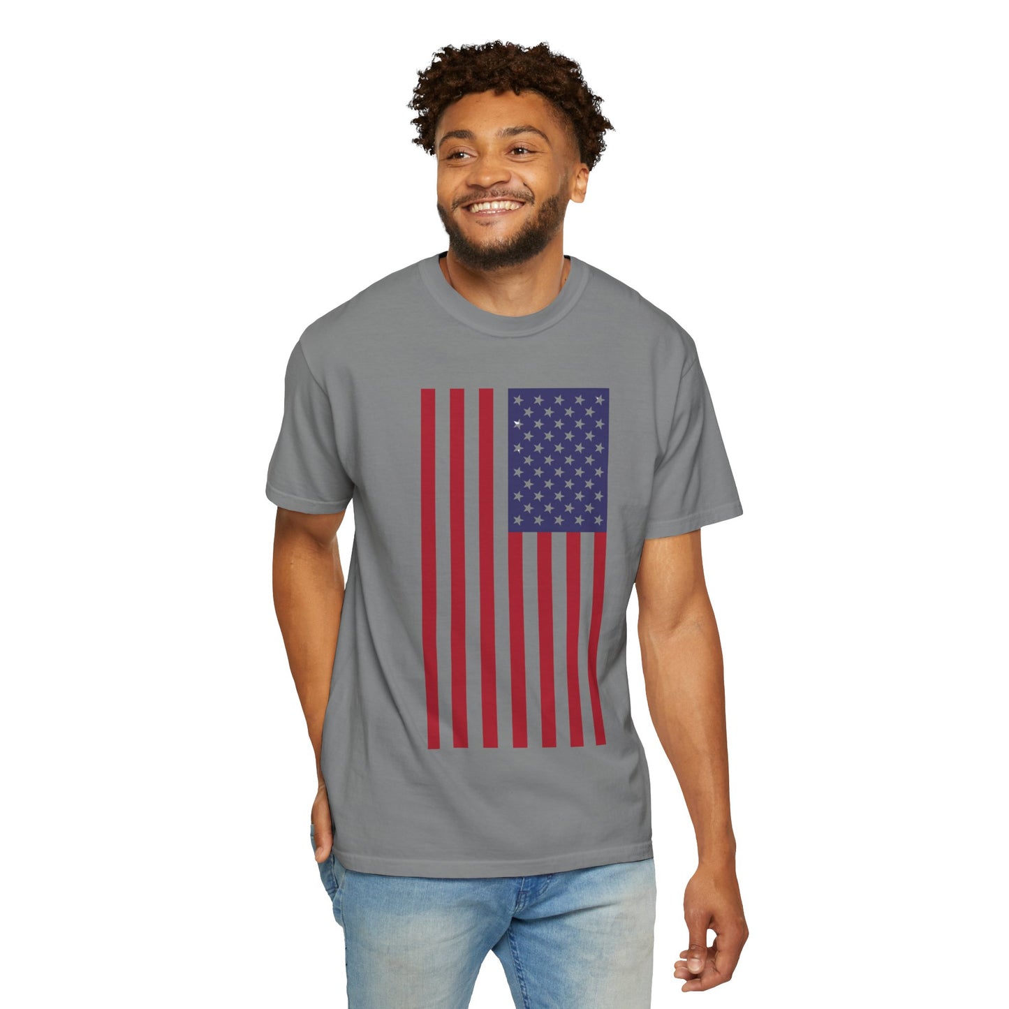 Patriotic Unisex Garment-Dyed T-Shirt