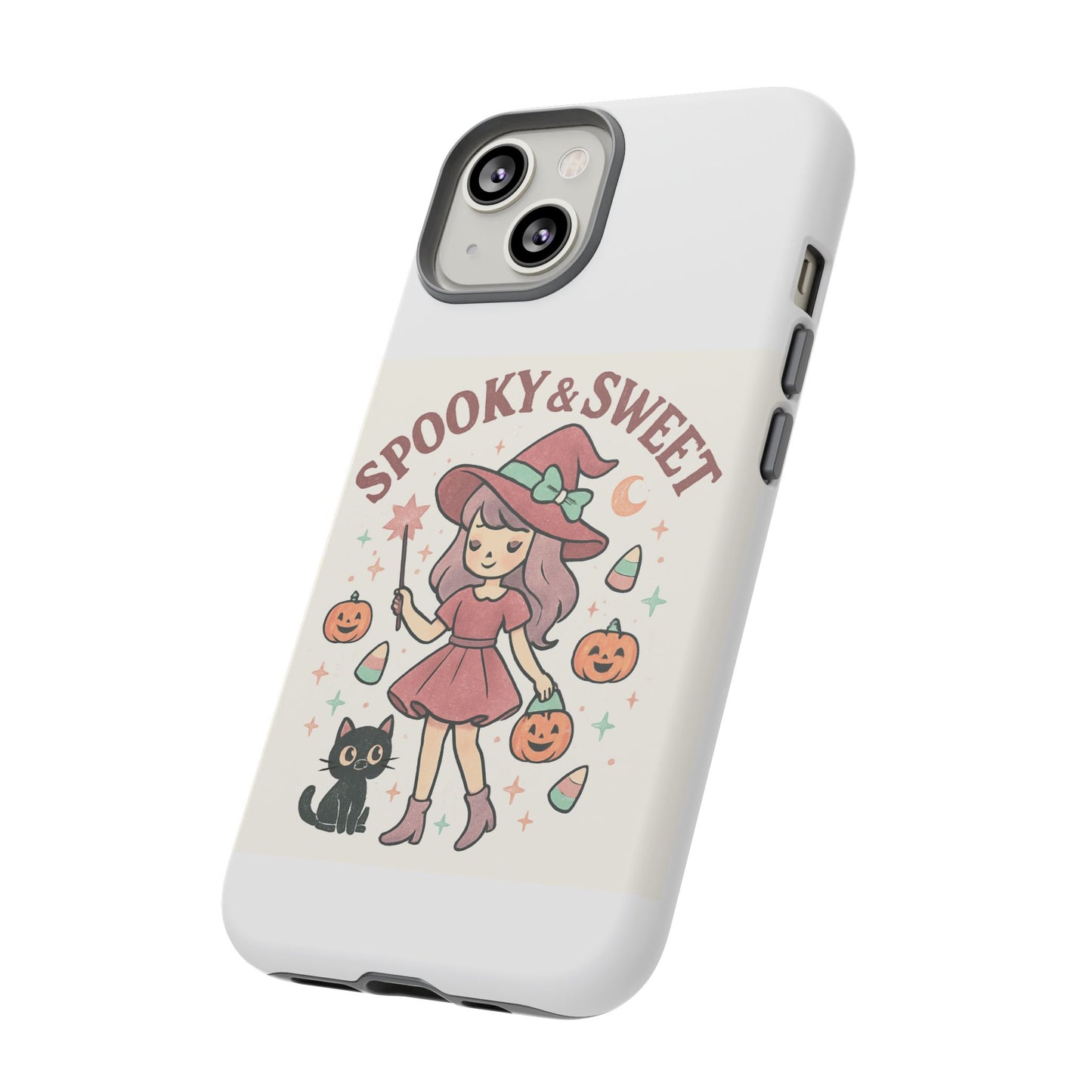 Cute Halloween Phone Case - Spooky & Sweet Design, Fall Accessories, Witchy Decor, Gifts for Her, Cute Phone Cover