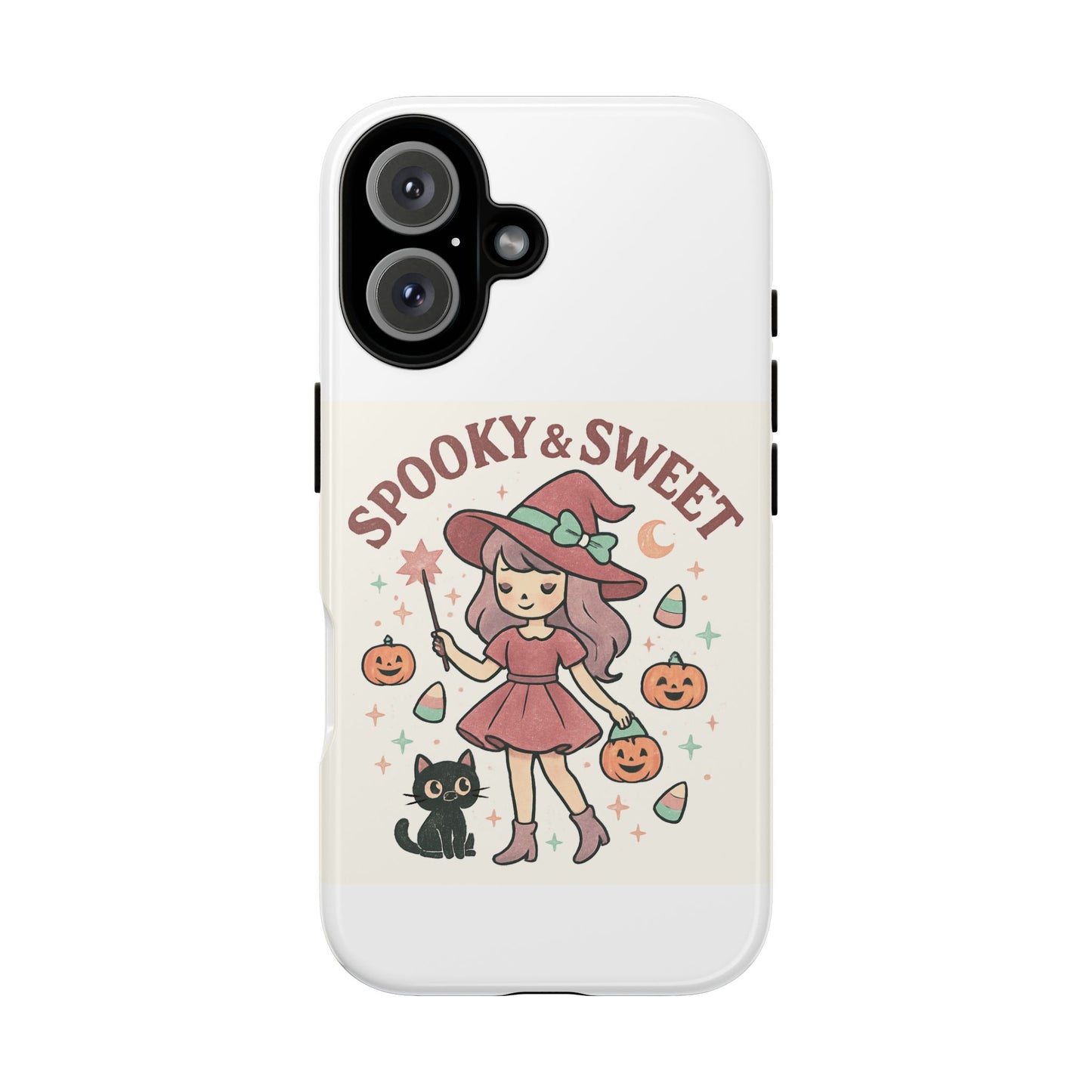 Cute Halloween Phone Case - Spooky & Sweet Design, Fall Accessories, Witchy Decor, Gifts for Her, Cute Phone Cover