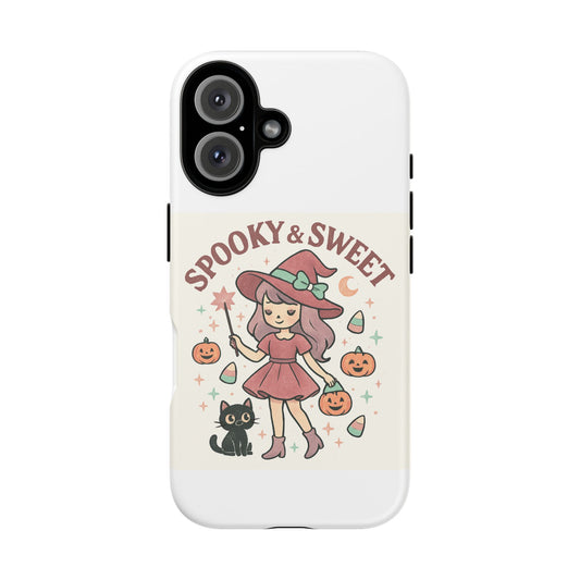 Cute Halloween Phone Case - Spooky & Sweet Design, Fall Accessories, Witchy Decor, Gifts for Her, Cute Phone Cover