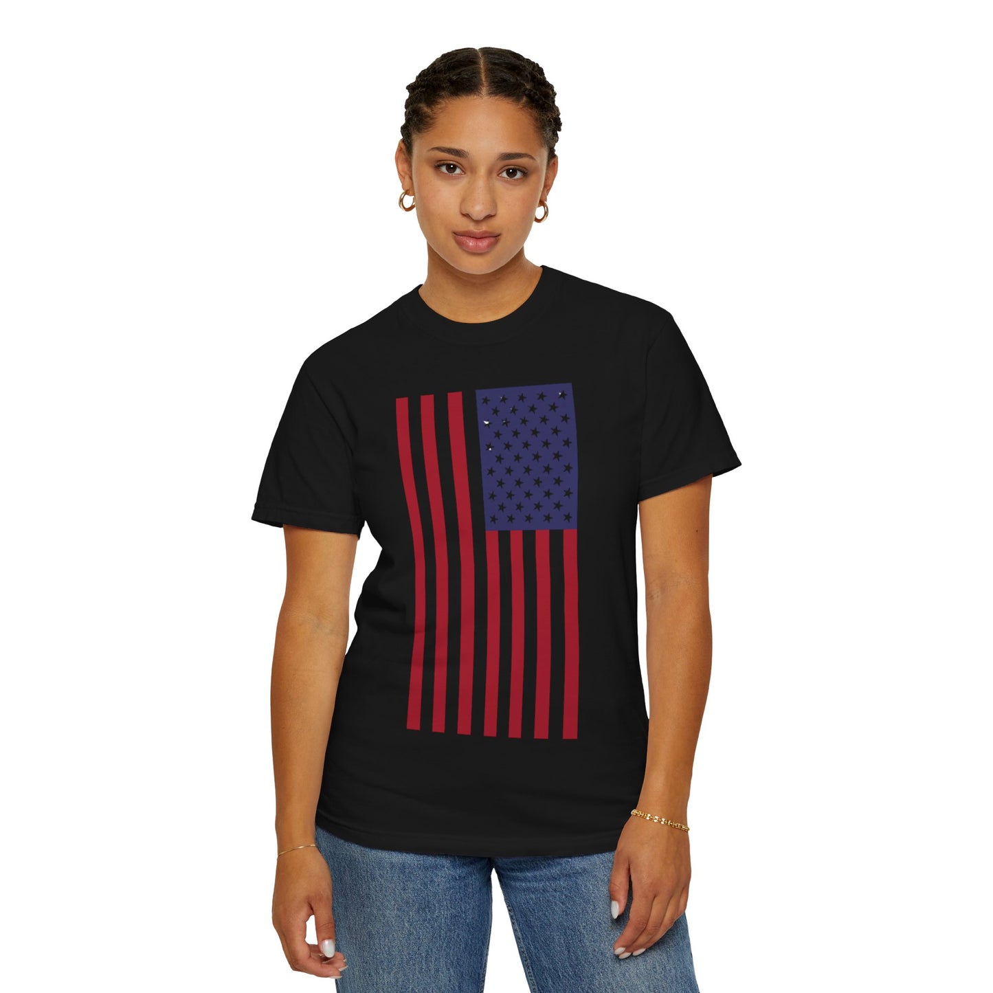 Patriotic Unisex Garment-Dyed T-Shirt
