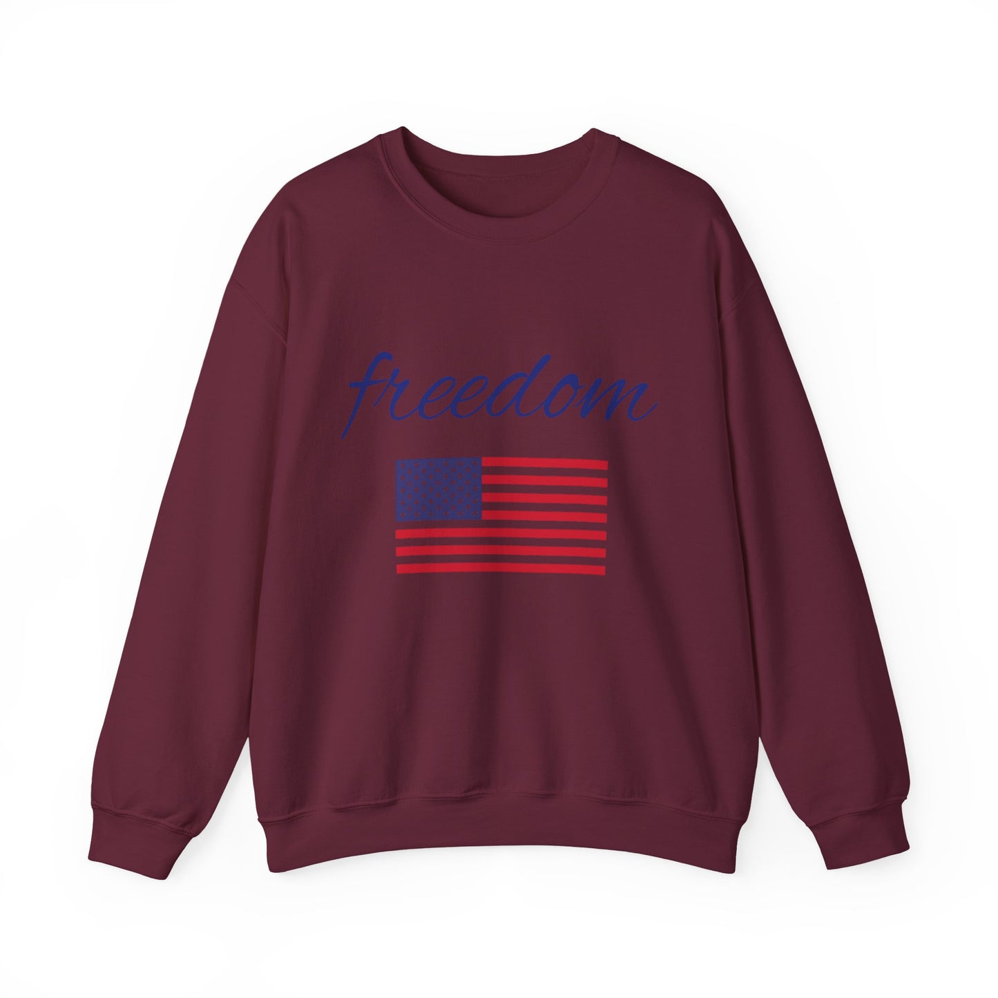 Freedom USA Flag Crewneck Sweatshirt