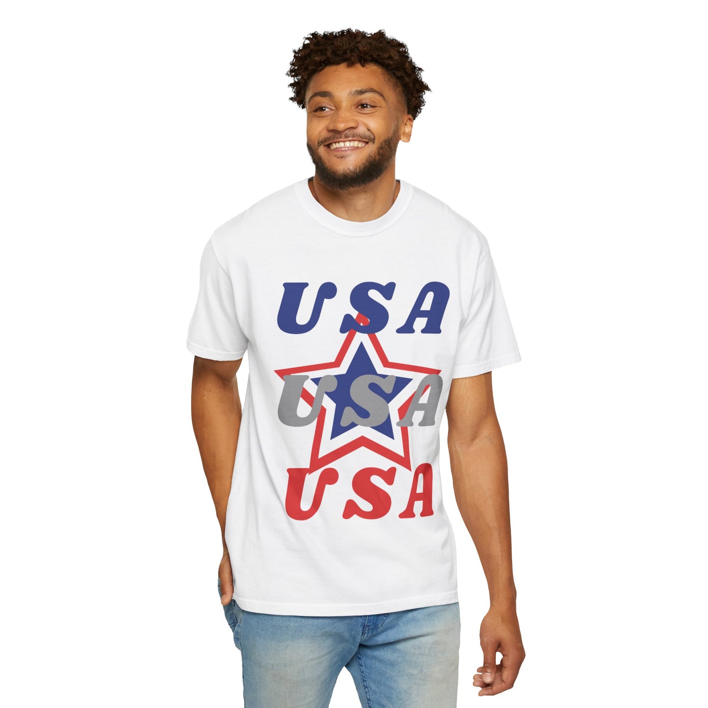 Patriotic USA Graphic T-Shirt
