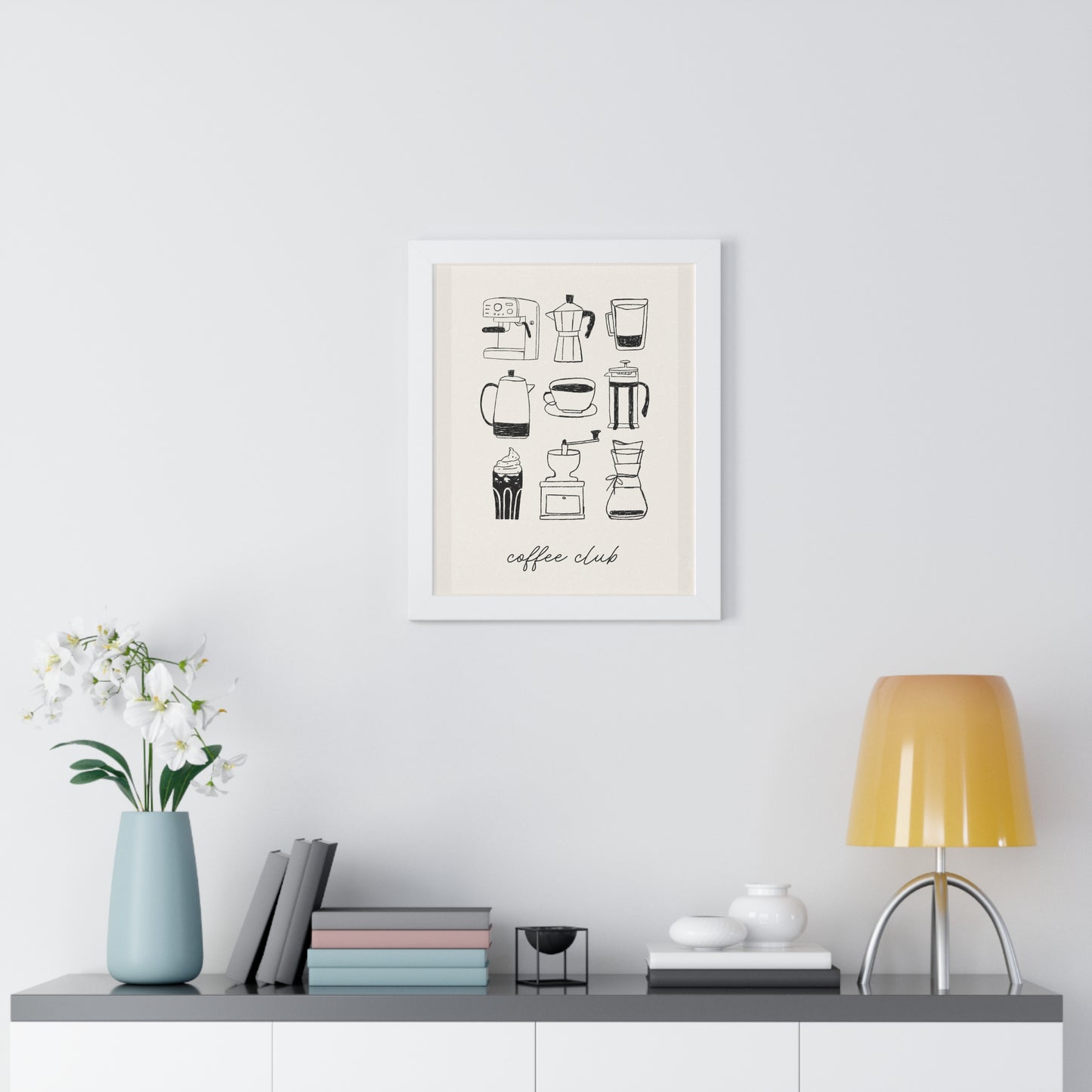 Framed Vertical Poster