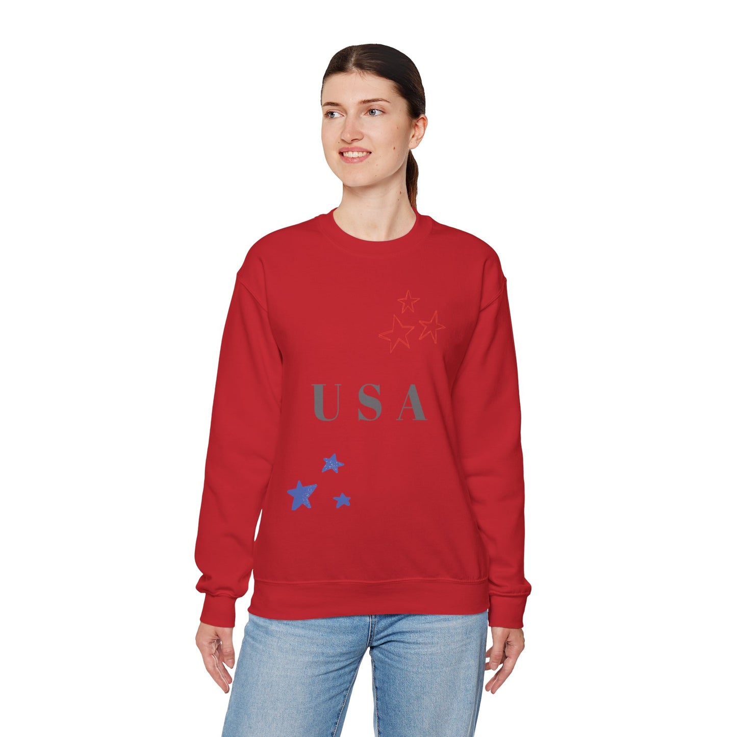 USA Stars Unisex Crewneck Sweatshirt