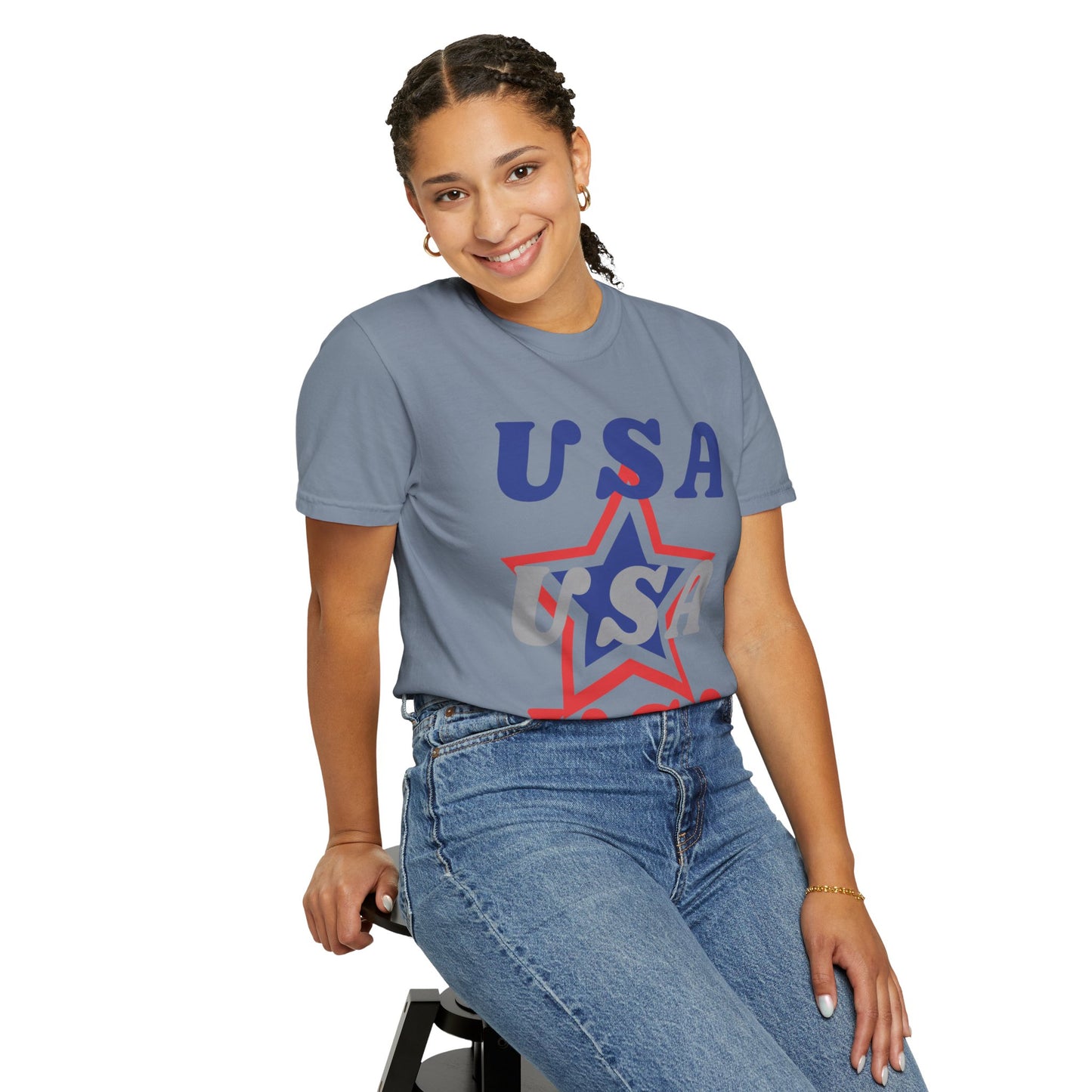 Patriotic USA Graphic T-Shirt
