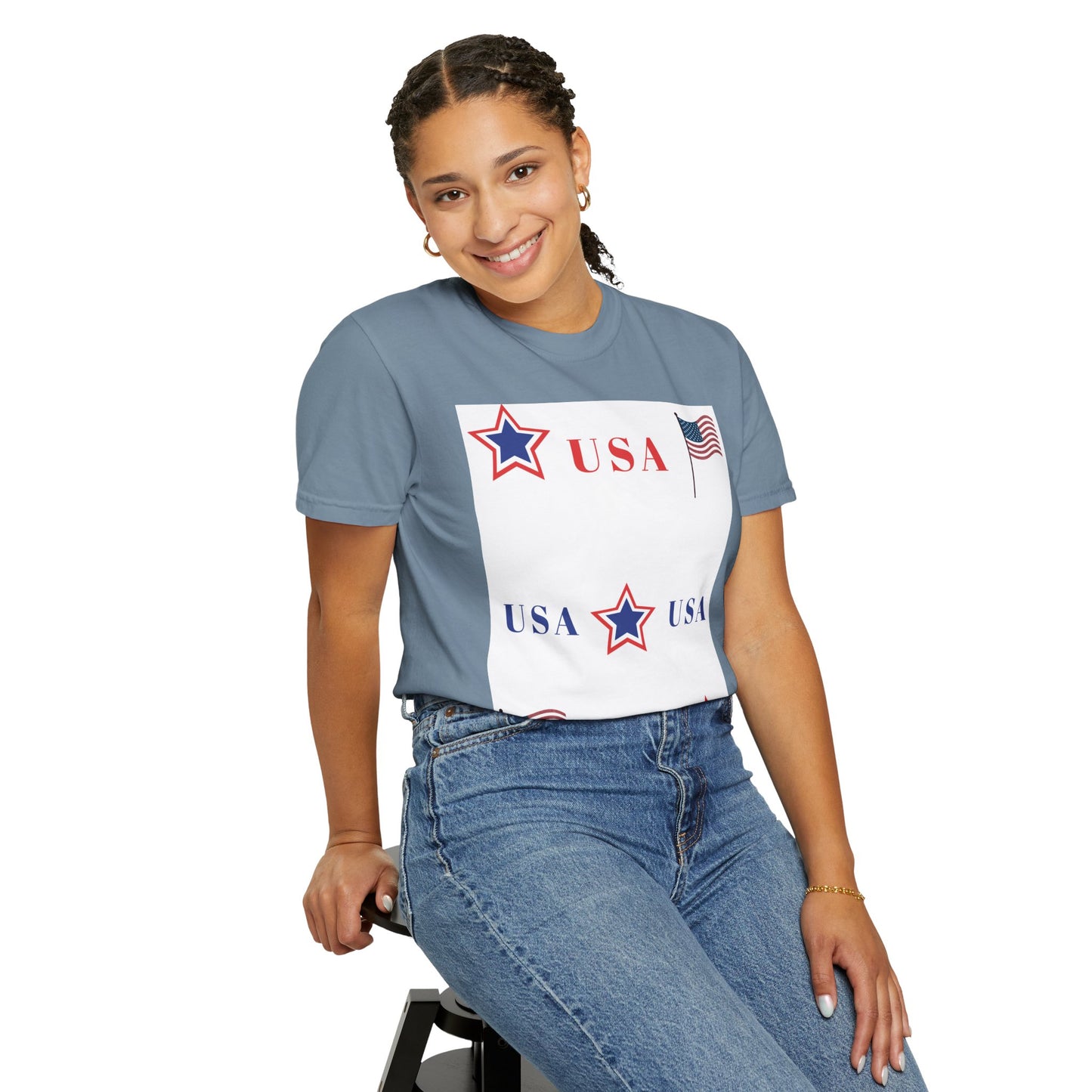 Patriotic USA Graphic T-Shirt