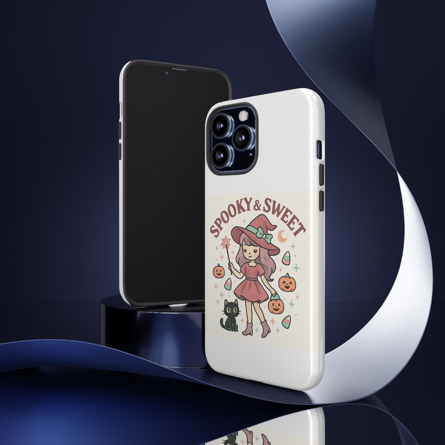 Cute Halloween Phone Case - Spooky & Sweet Design, Fall Accessories, Witchy Decor, Gifts for Her, Cute Phone Cover