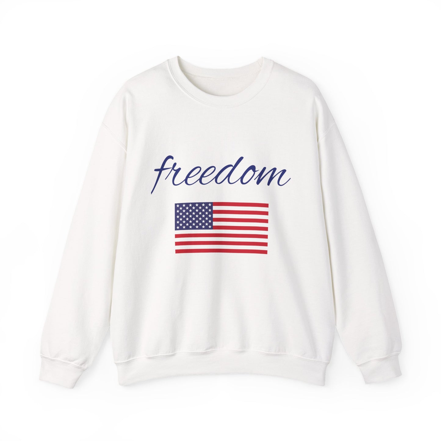 Freedom USA Flag Crewneck Sweatshirt