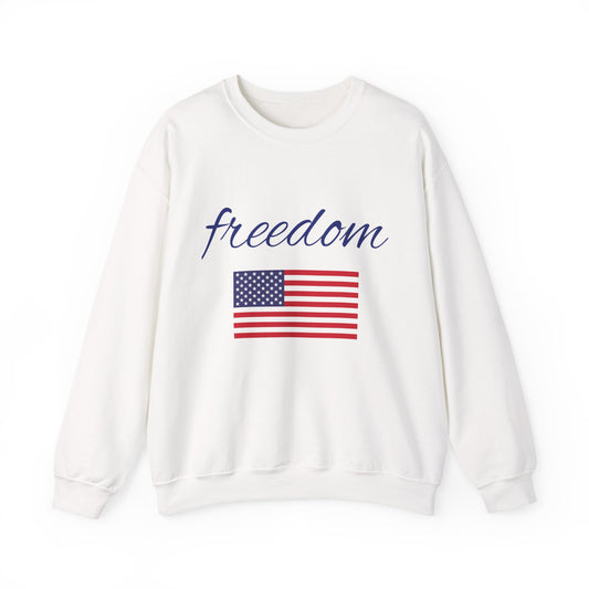 Freedom USA Flag Crewneck Sweatshirt
