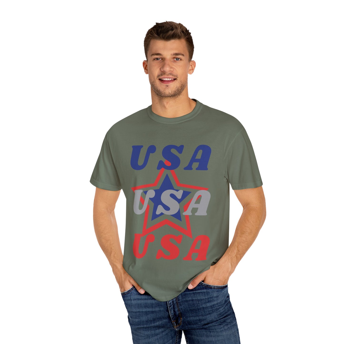 Patriotic USA Graphic T-Shirt