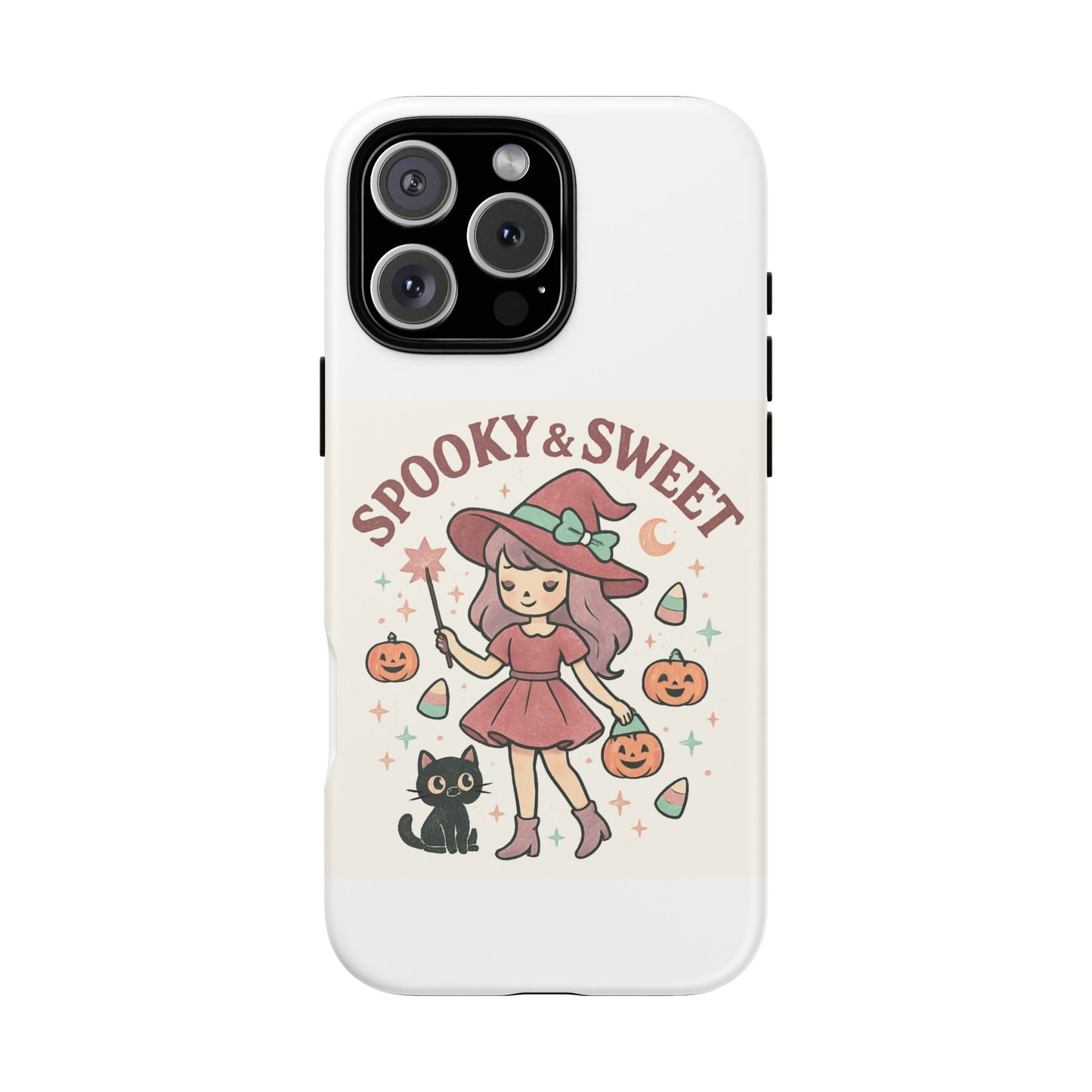 Cute Halloween Phone Case - Spooky & Sweet Design, Fall Accessories, Witchy Decor, Gifts for Her, Cute Phone Cover