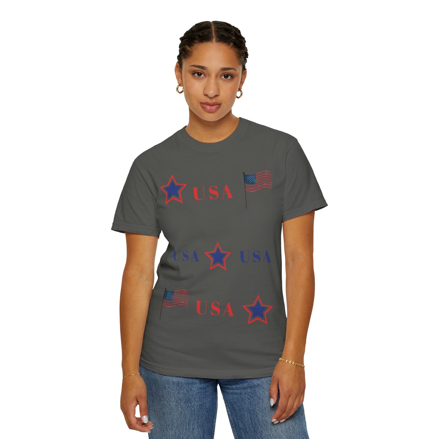 Patriotic USA Graphic T-Shirt