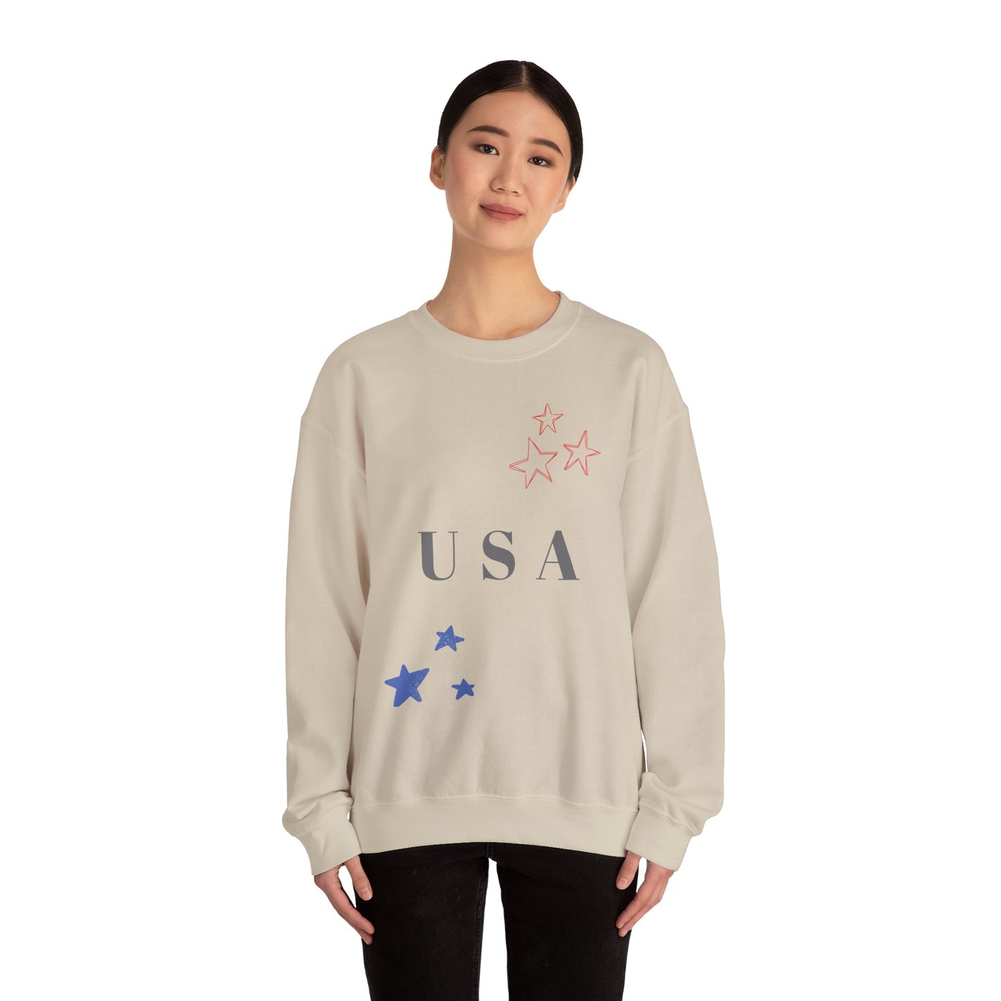 USA Stars Unisex Crewneck Sweatshirt