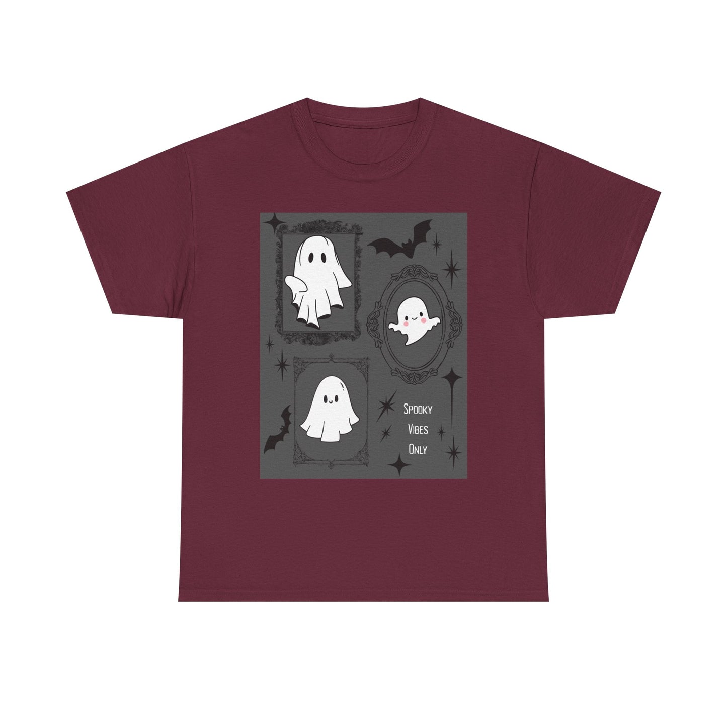 Halloween Ghost Tee, Spooky Unisex Shirt, Cute Halloween Apparel, Costume Party T-Shirt, Fall Festive Wear, Trick or Treat Top