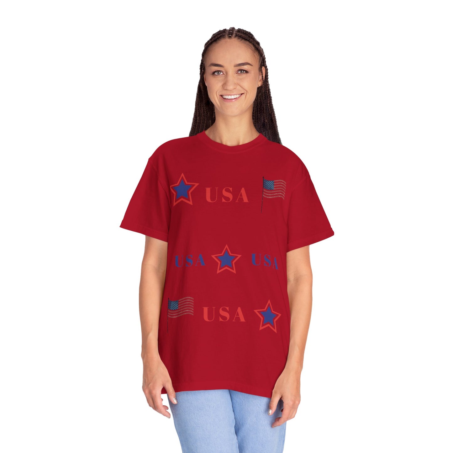 Patriotic USA Graphic T-Shirt