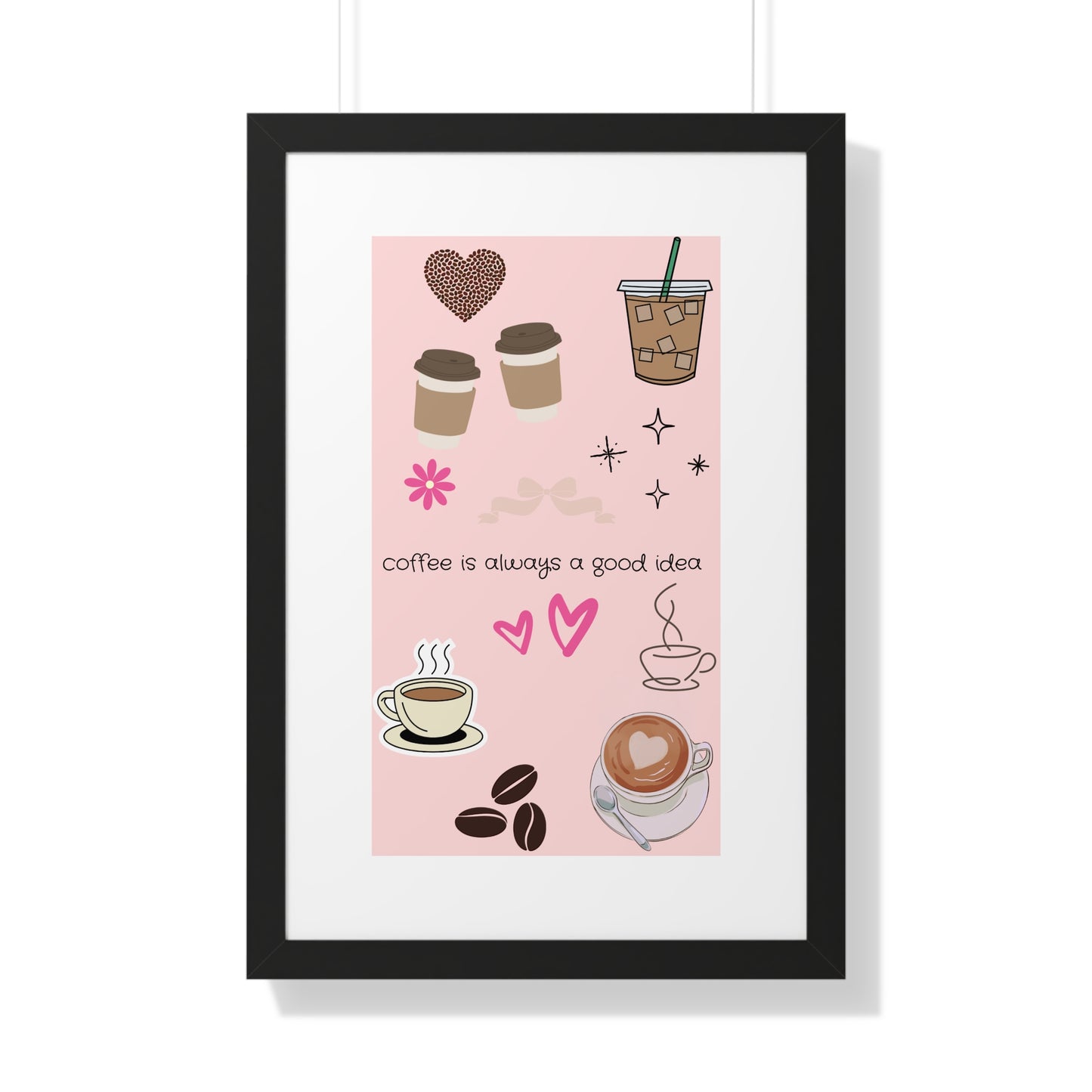 Framed Vertical Poster