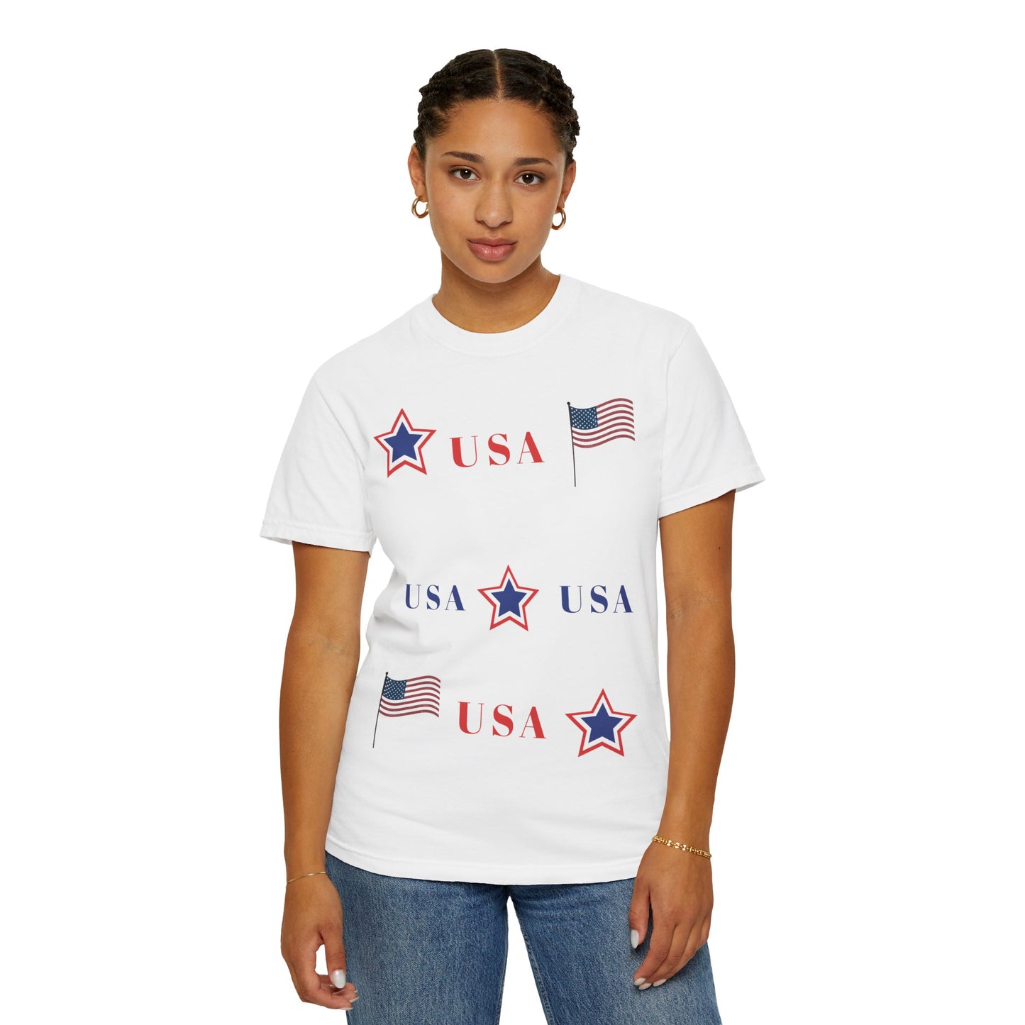 Patriotic USA Graphic T-Shirt