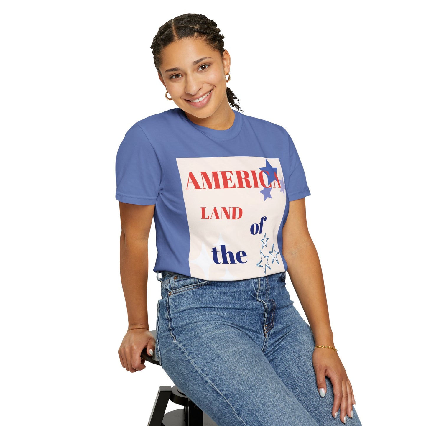 Patriotic Unisex T-Shirt - "America Land of the Free"