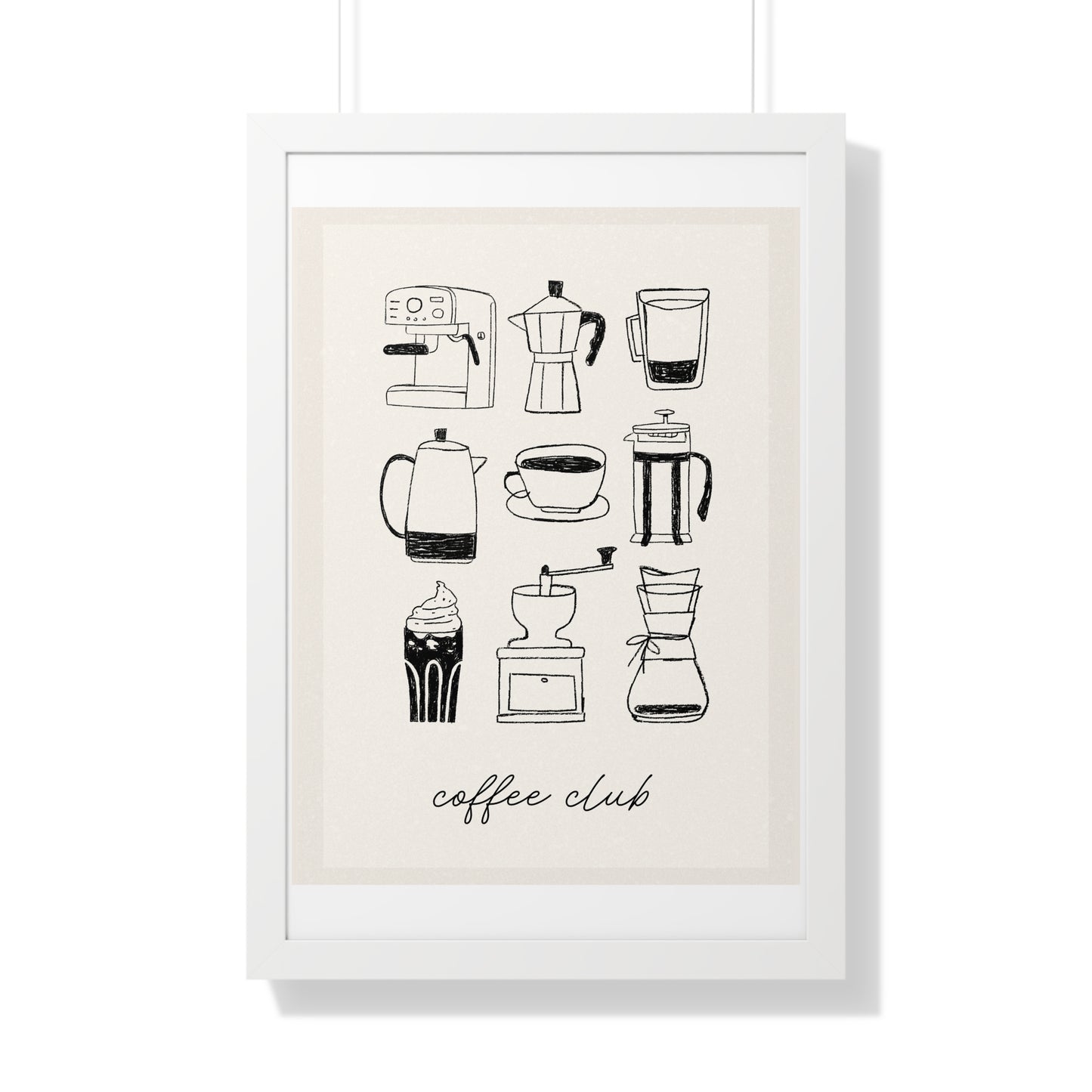 Framed Vertical Poster