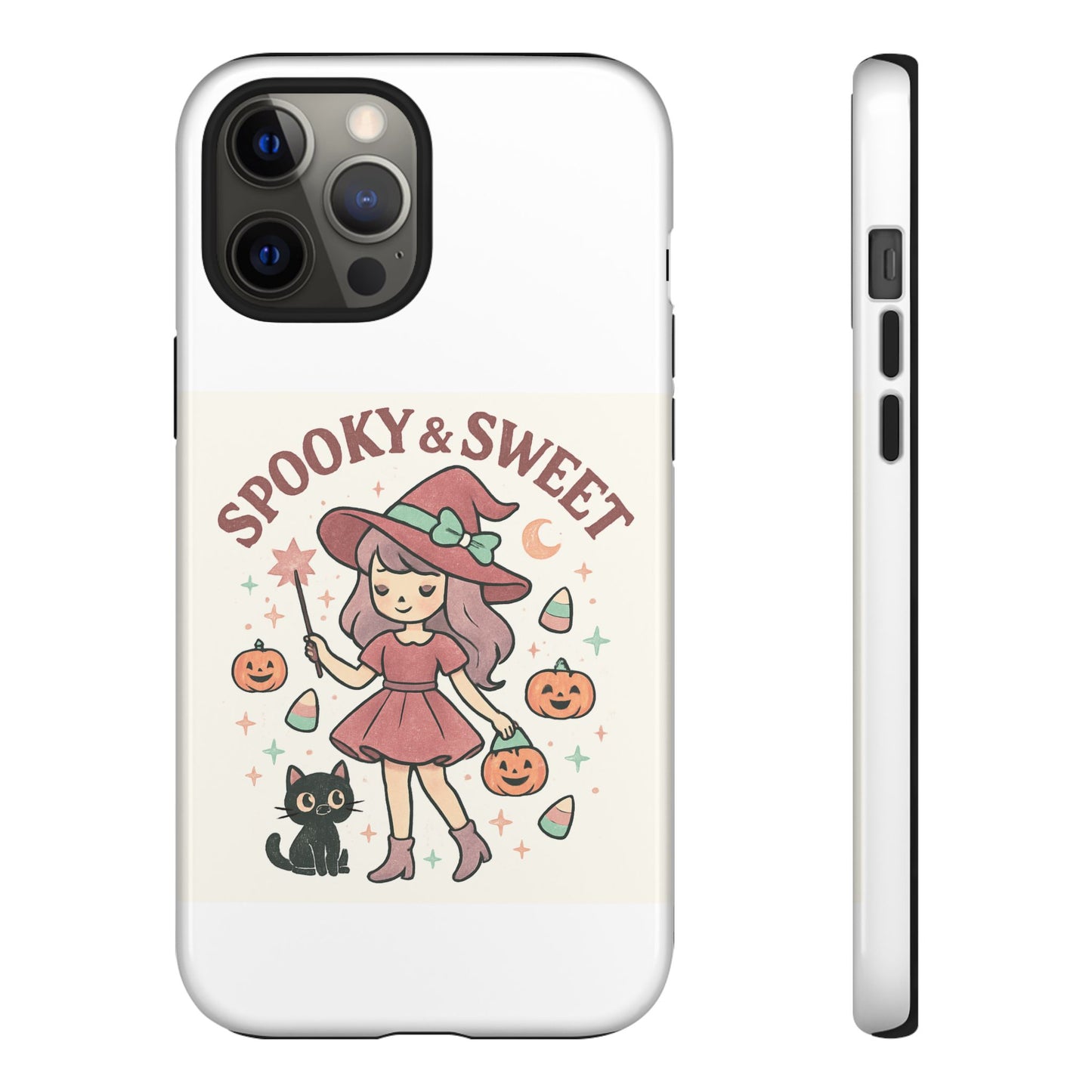 Cute Halloween Phone Case - Spooky & Sweet Design, Fall Accessories, Witchy Decor, Gifts for Her, Cute Phone Cover