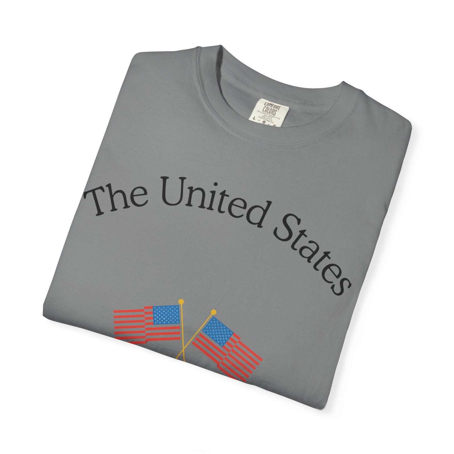 Patriotic Graphic Tee: The United States of America