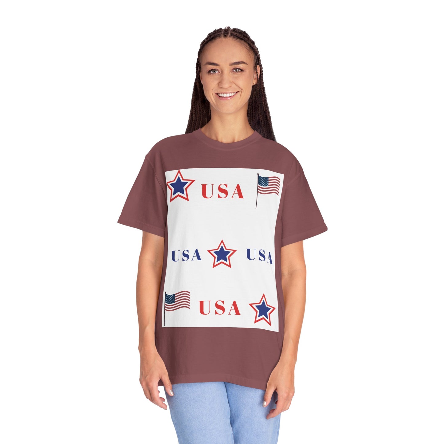 Patriotic USA Graphic T-Shirt