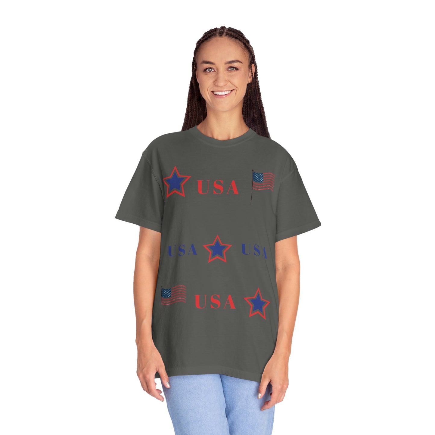 Patriotic USA Graphic T-Shirt