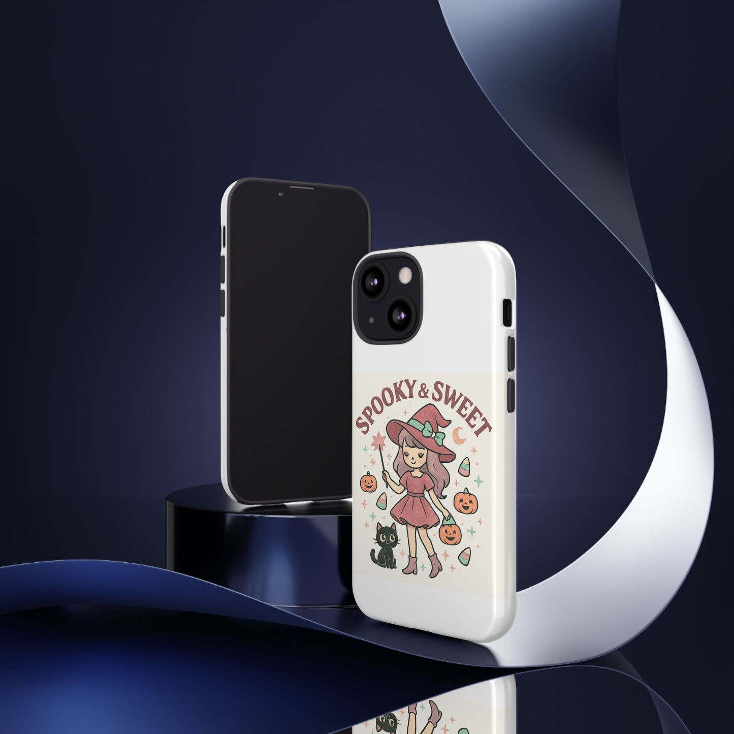 Cute Halloween Phone Case - Spooky & Sweet Design, Fall Accessories, Witchy Decor, Gifts for Her, Cute Phone Cover