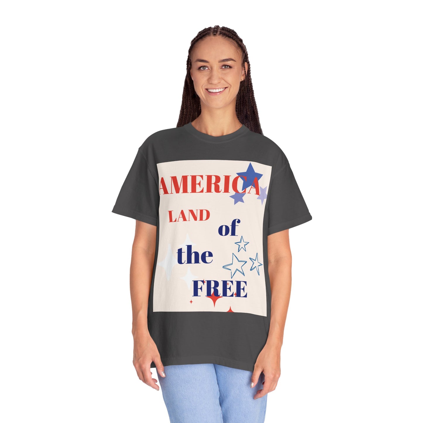 Patriotic Unisex T-Shirt - "America Land of the Free"