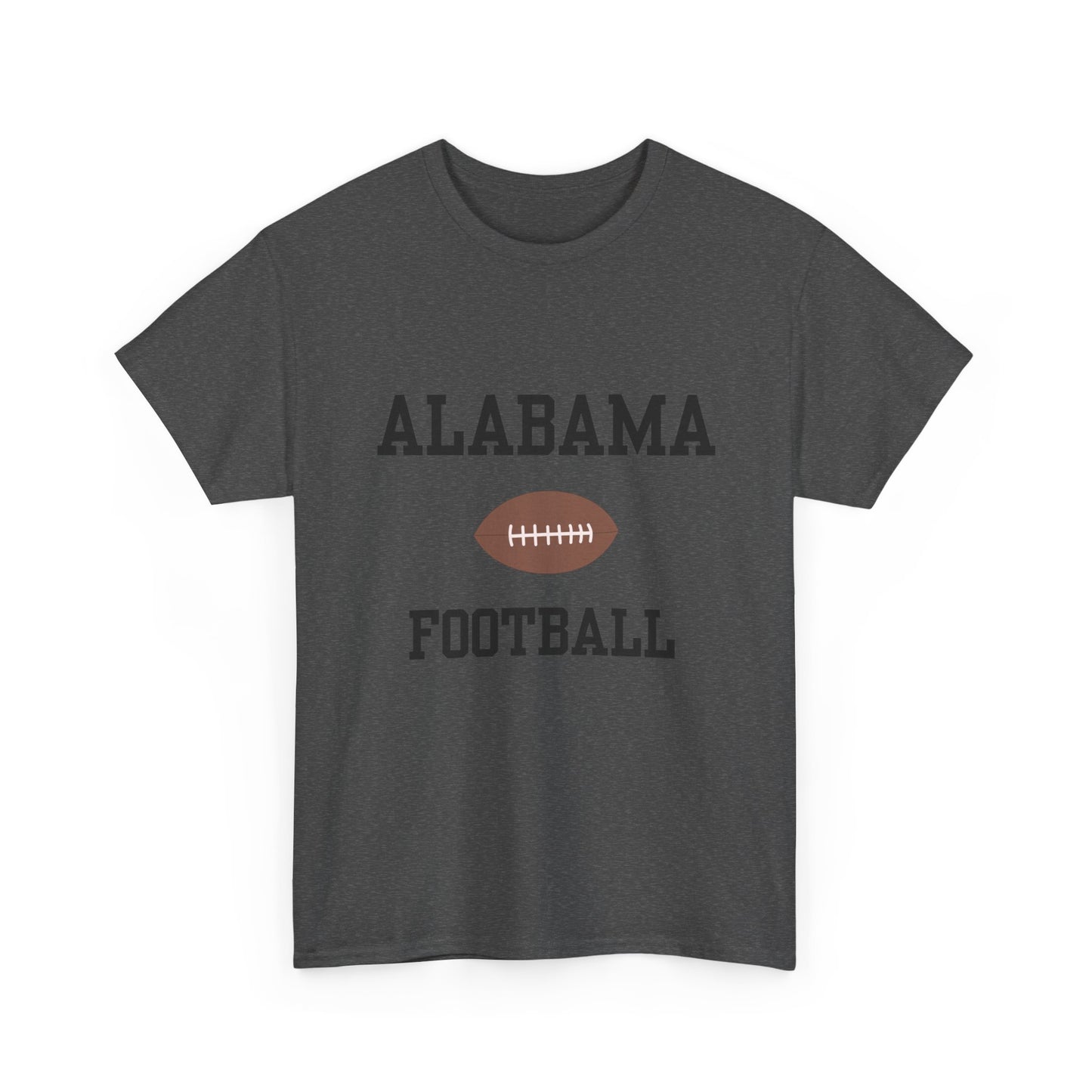 Alabama Football Unisex Heavy Cotton Tee | Casual Sportswear, Game Day, Tailgate Shirt, Gift for Fans, College Football Apparel