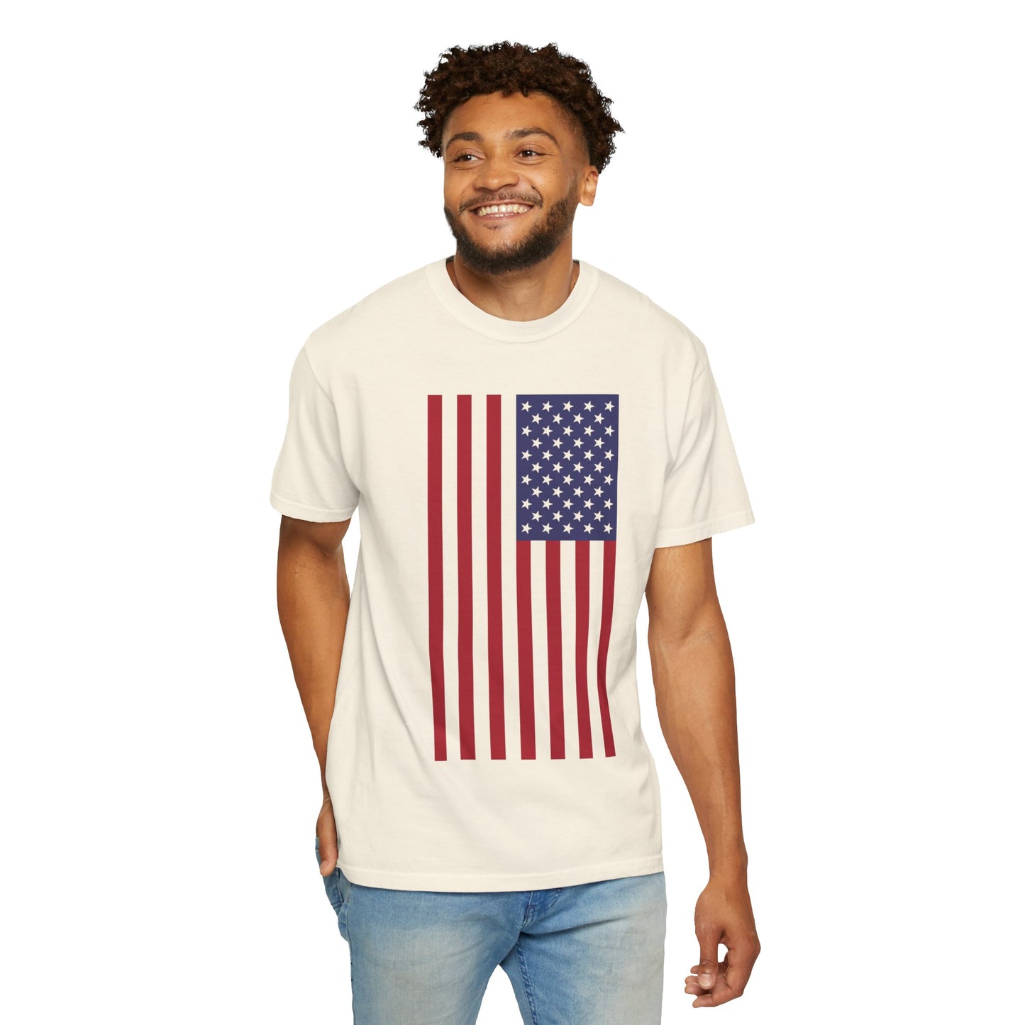 Patriotic Unisex Garment-Dyed T-Shirt