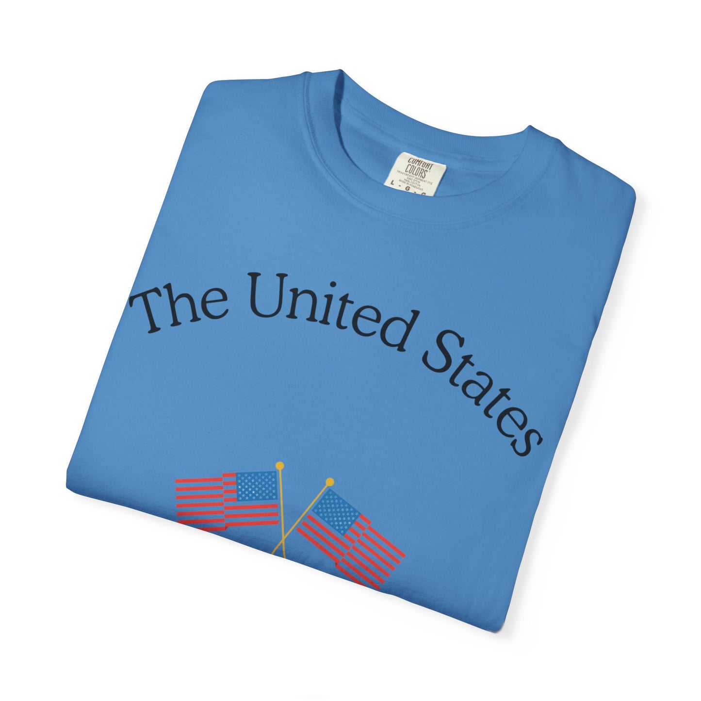 Patriotic Graphic Tee: The United States of America
