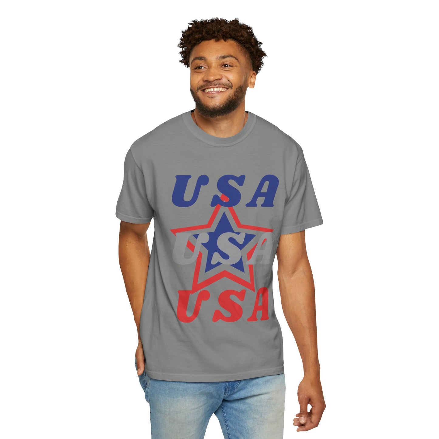 Patriotic USA Graphic T-Shirt