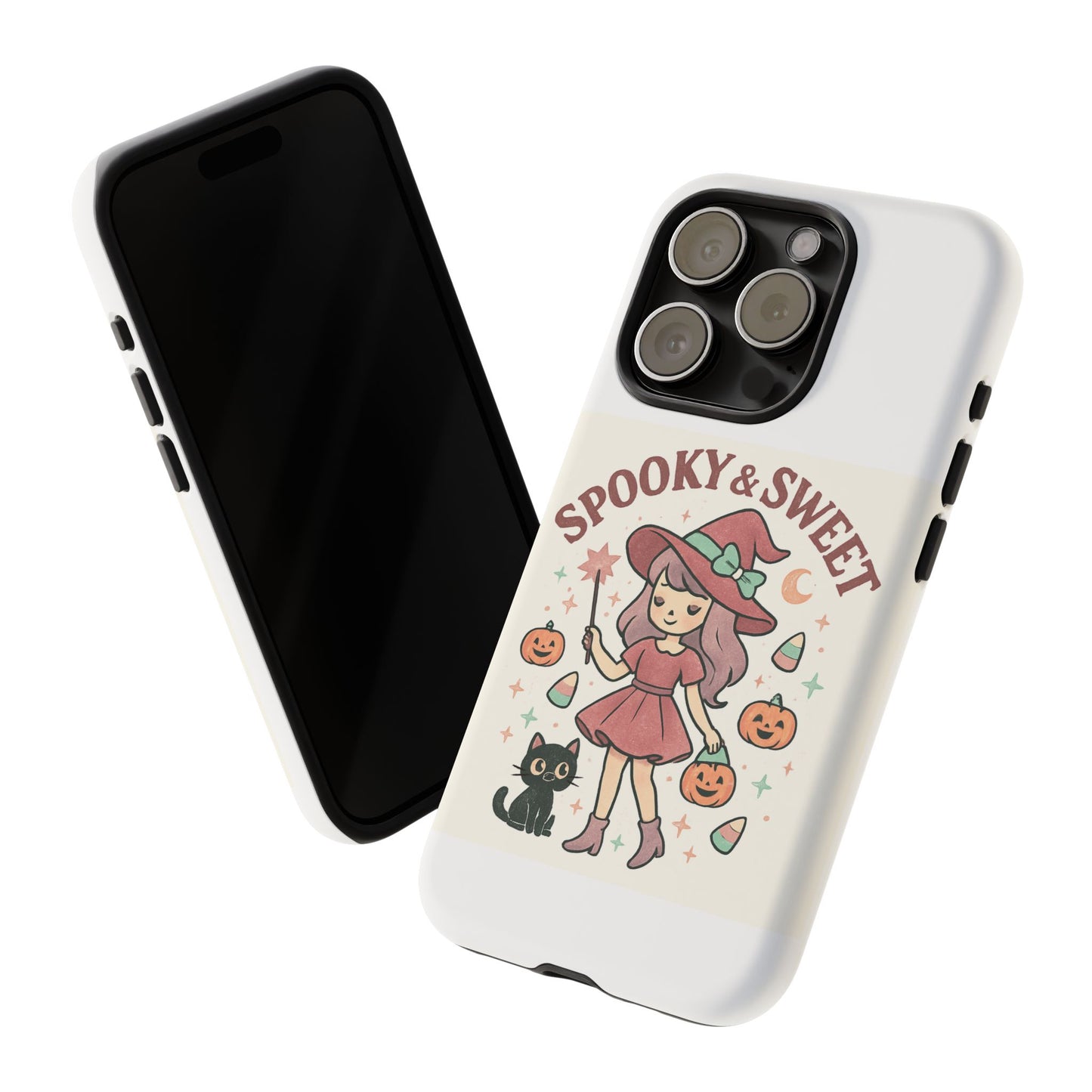 Cute Halloween Phone Case - Spooky & Sweet Design, Fall Accessories, Witchy Decor, Gifts for Her, Cute Phone Cover