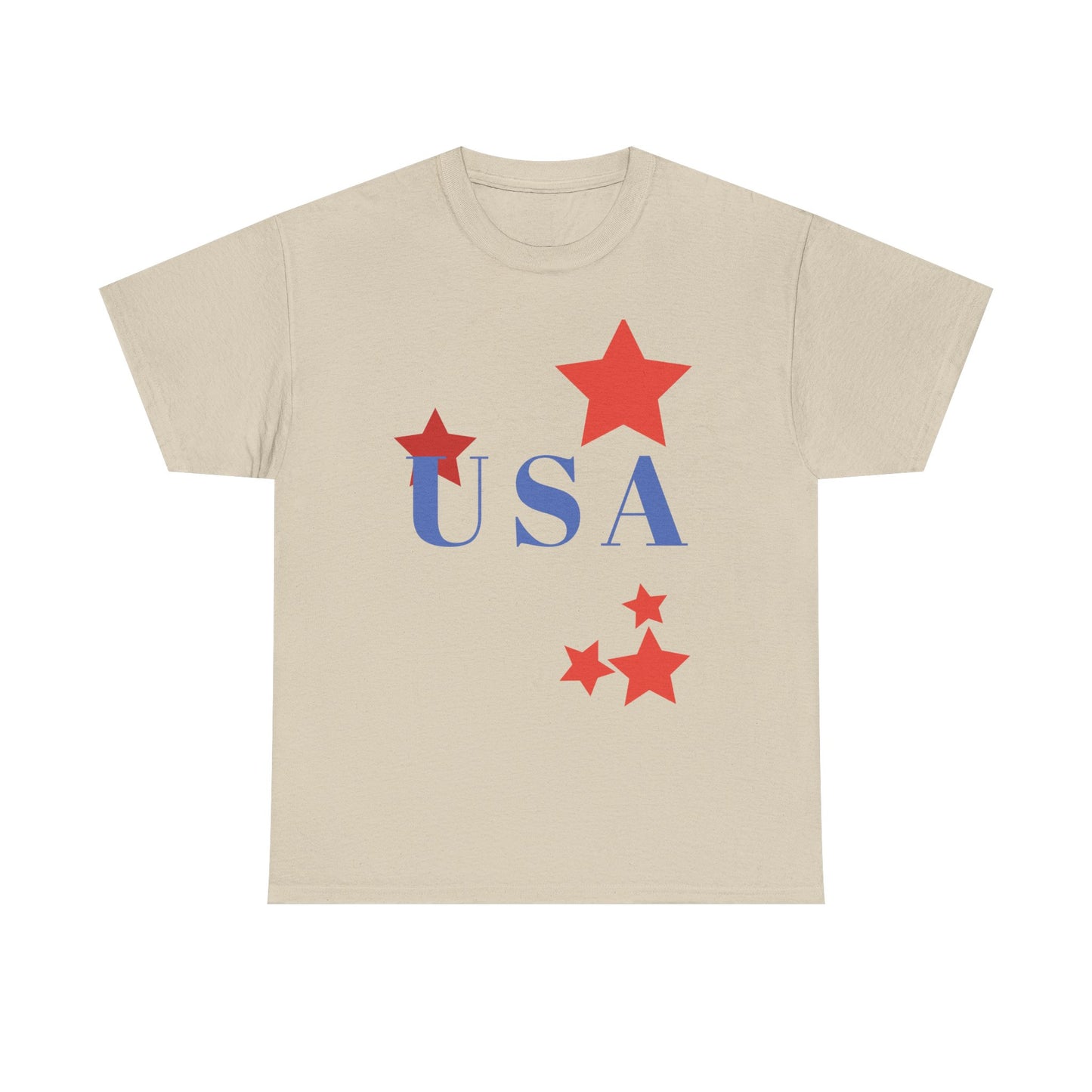 Celebrate Freedom Unisex Heavy Cotton Tee - USA Stars Design