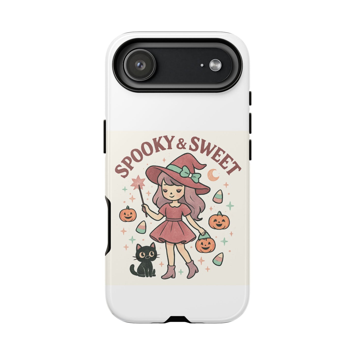 Cute Halloween Phone Case - Spooky & Sweet Design, Fall Accessories, Witchy Decor, Gifts for Her, Cute Phone Cover